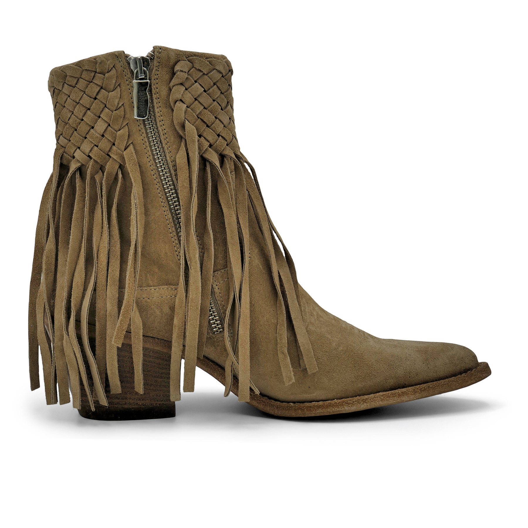 3905 - Beige Tassel Ankle