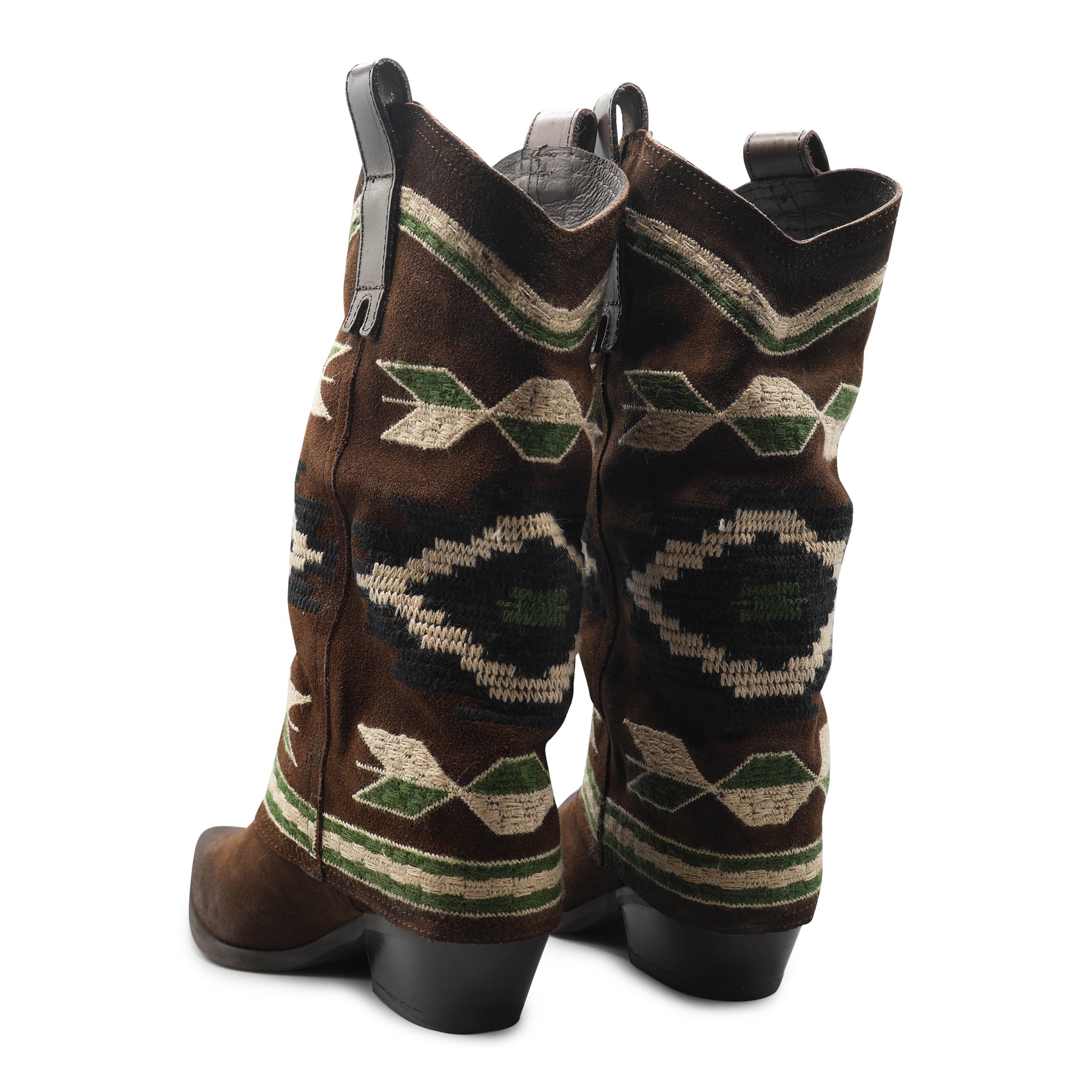 IZEL - Brown/Green Aztec Boot