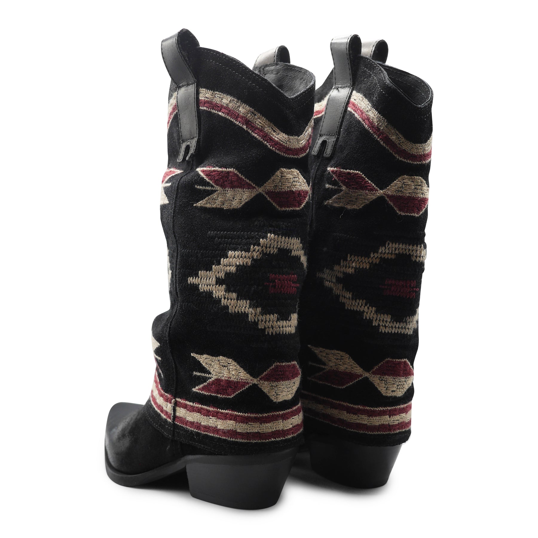 IZEL - Black/Red Aztec Boot