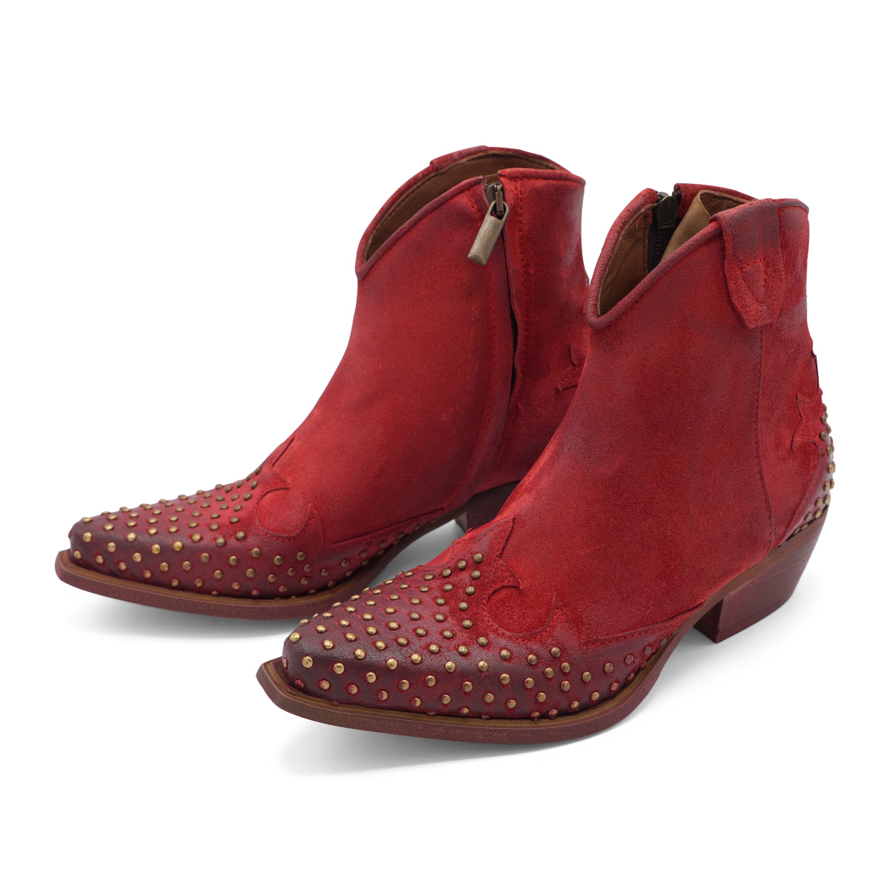 Dakota13 - Red Suede