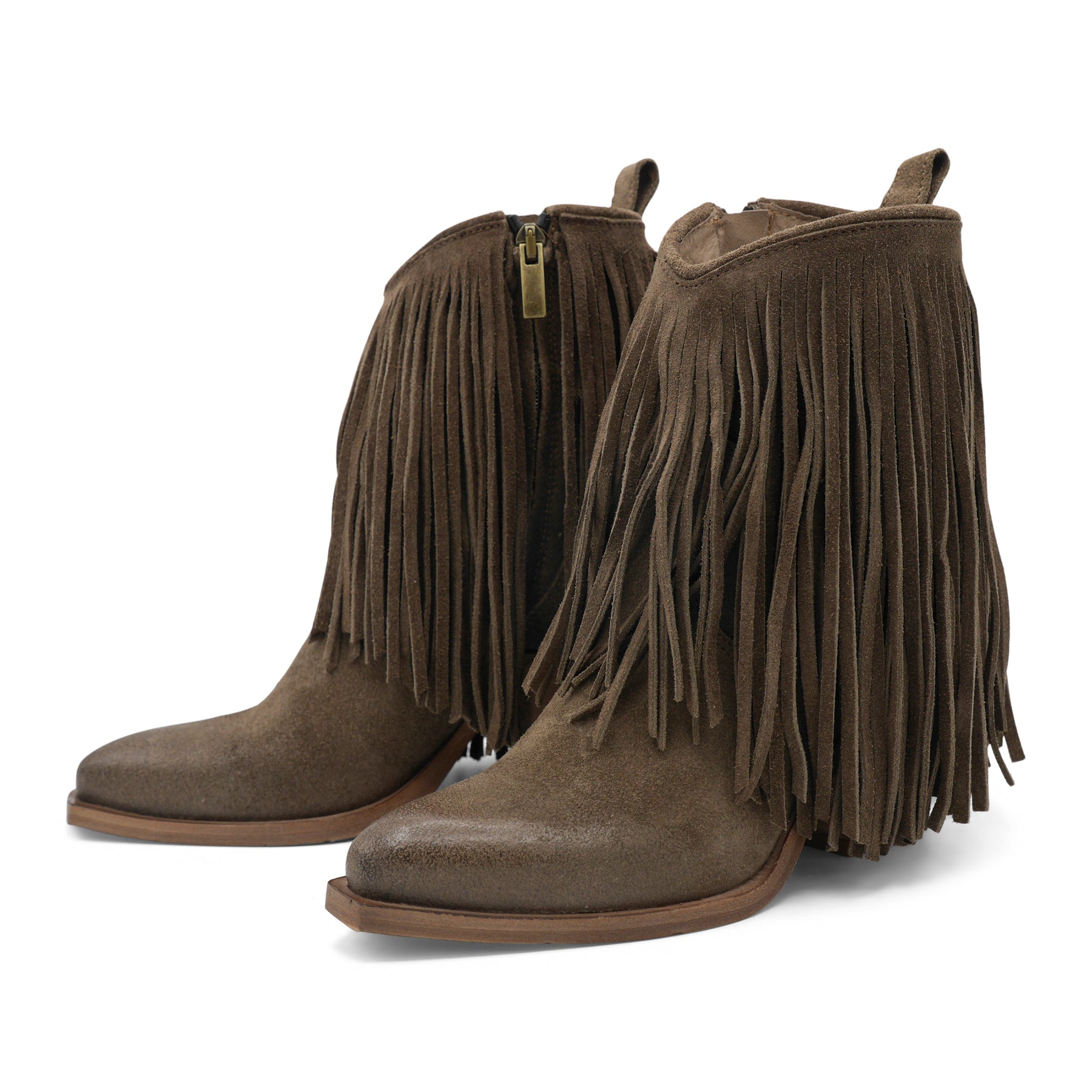 XD2125 - Brown Tassel Ankle