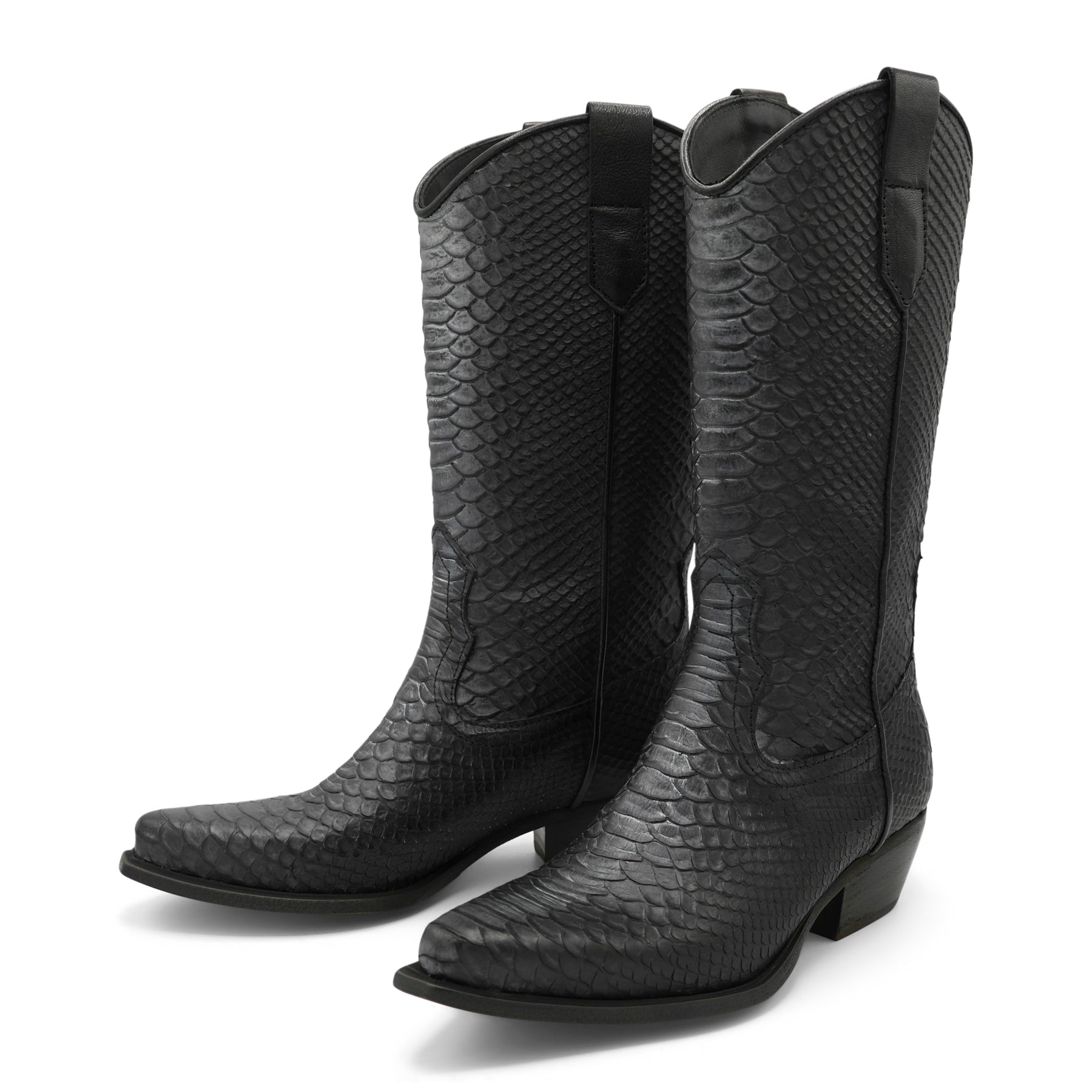 DAKOTA11 - Charcoal Black Python