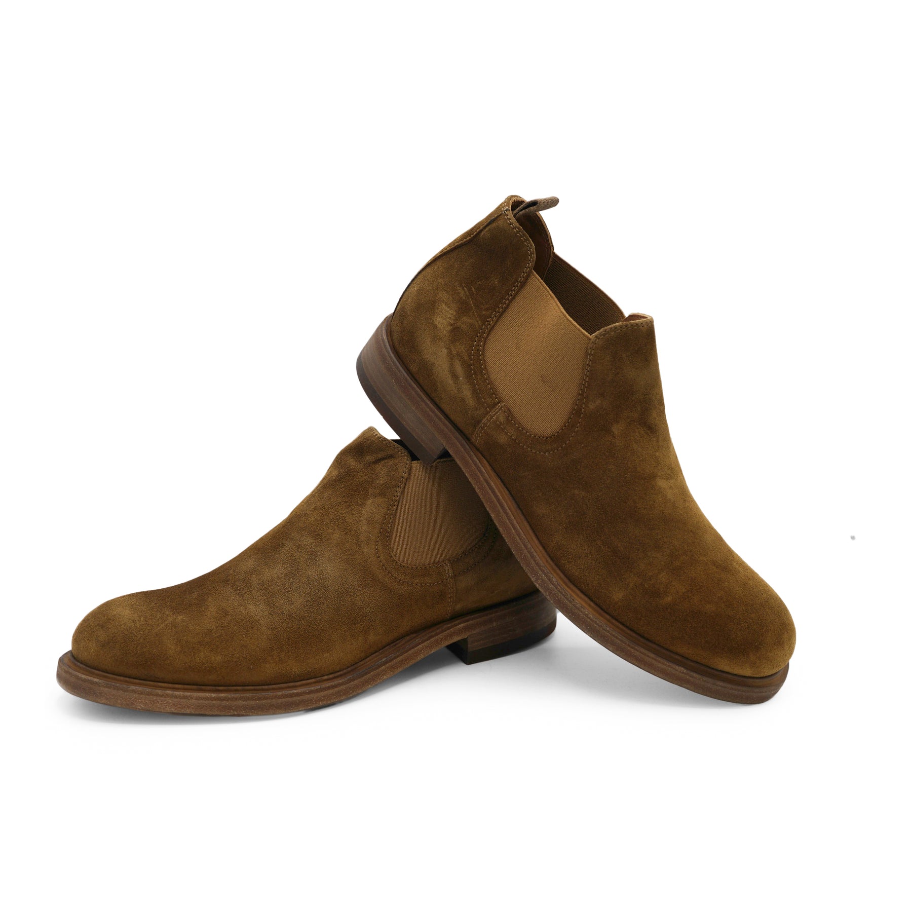 2810 - Tan Suede Chelsea Boot