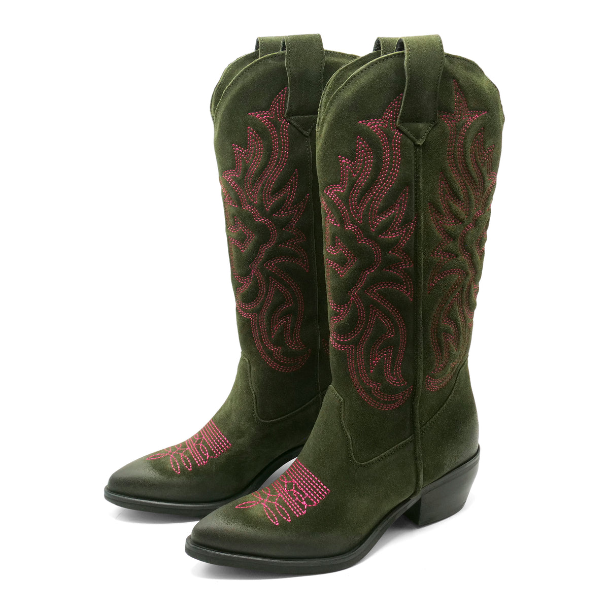CALIFORNIA - Army Green / Fuchsia