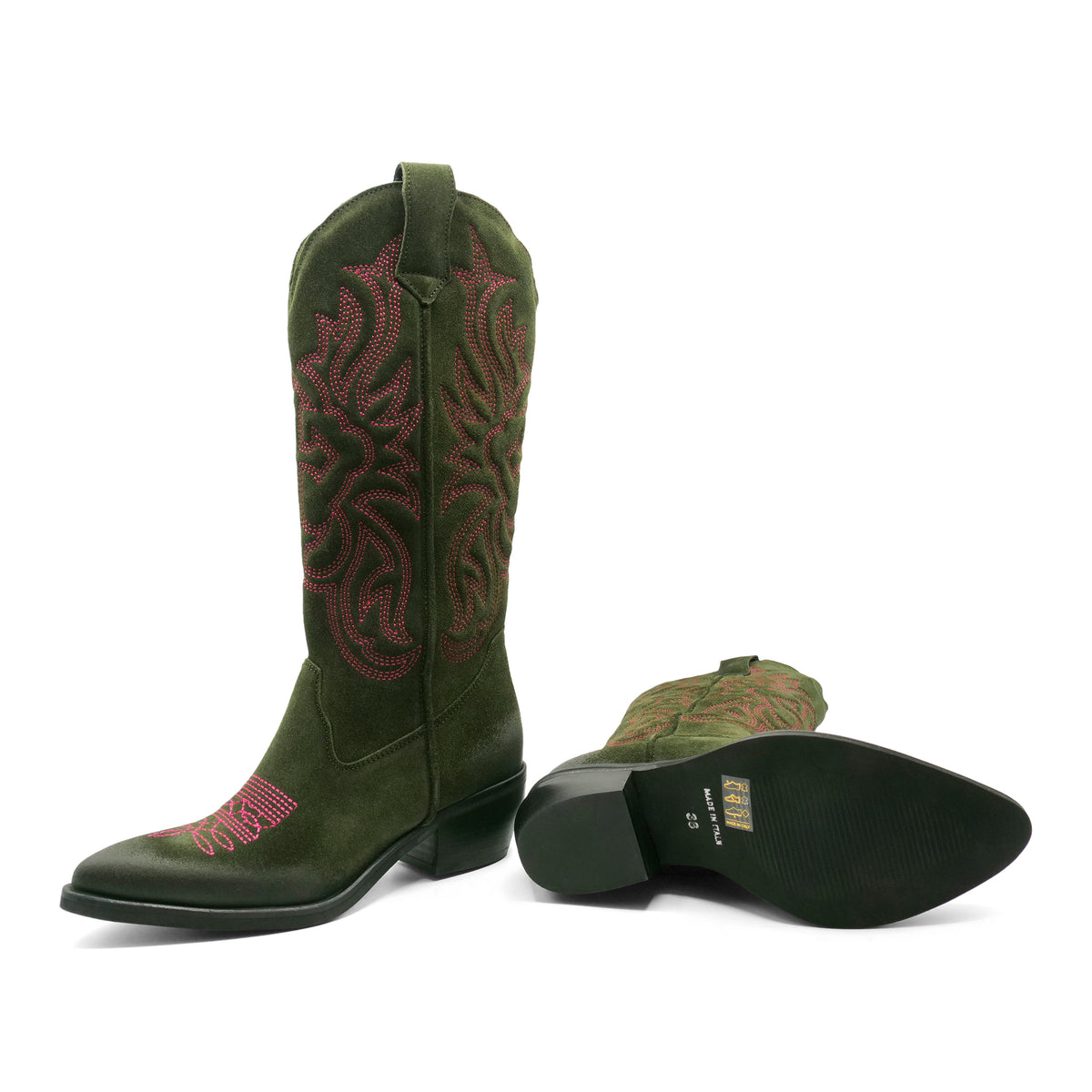 CALIFORNIA - Army Green / Fuchsia