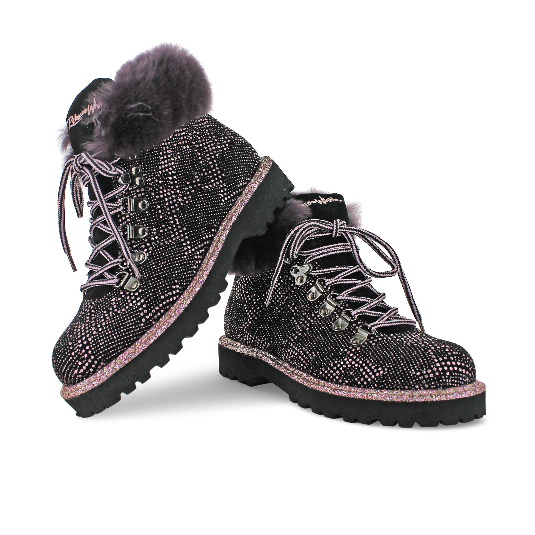 672 - RW Purple Sparkle Fur