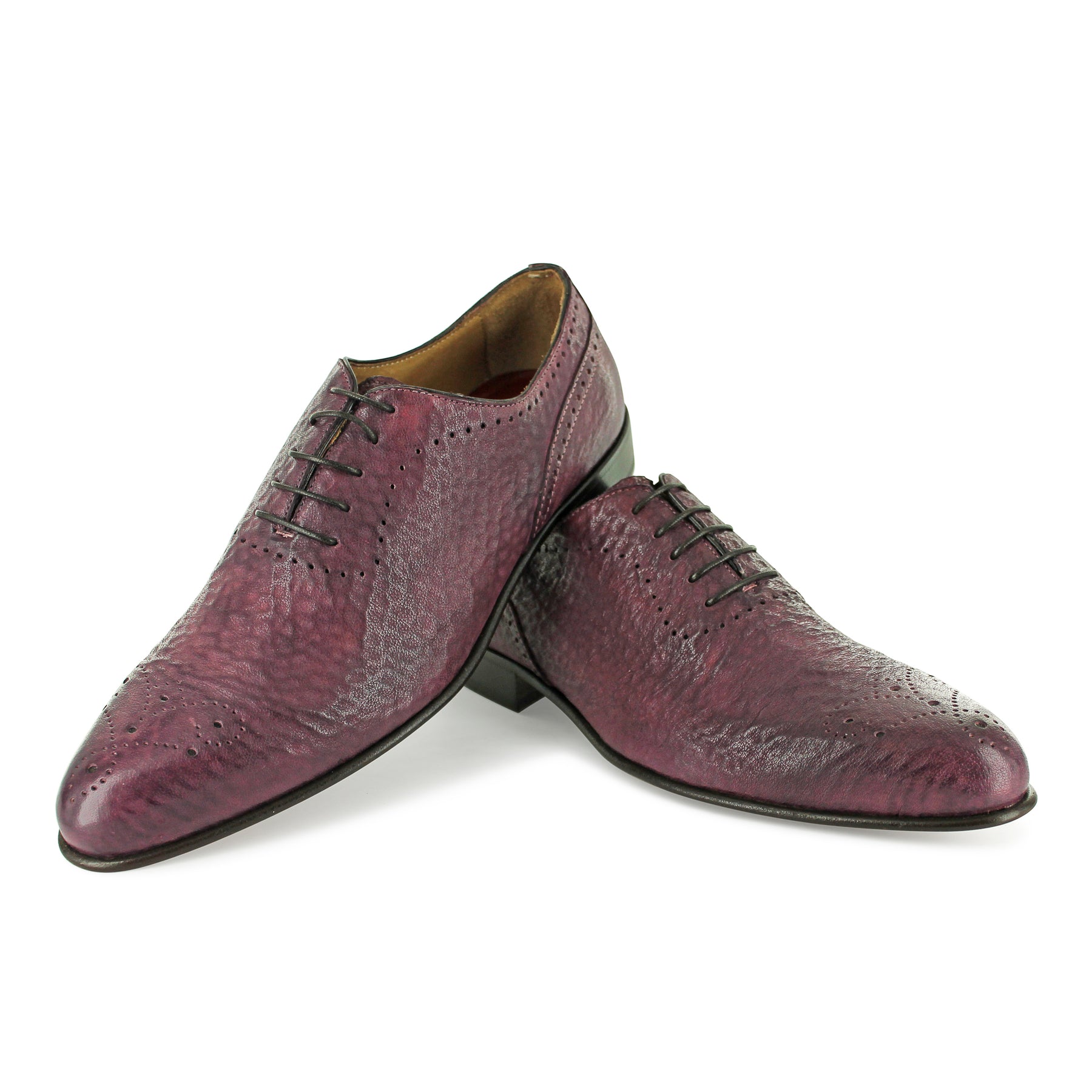 S3532 - Plum Ripple Brogue