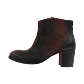 KesiB - Red And Black Snake Skin Print