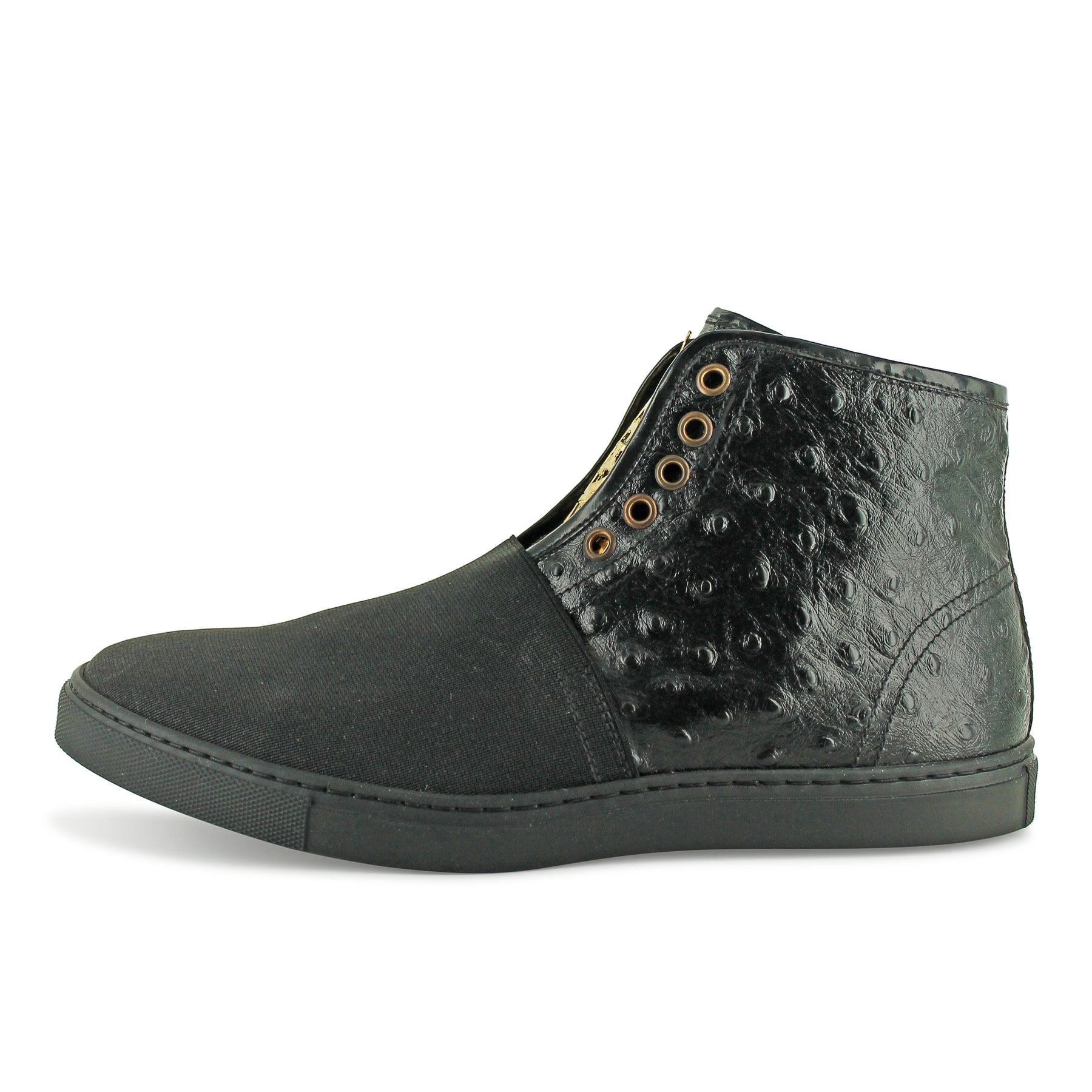 Item Man - Black Ostrich Print