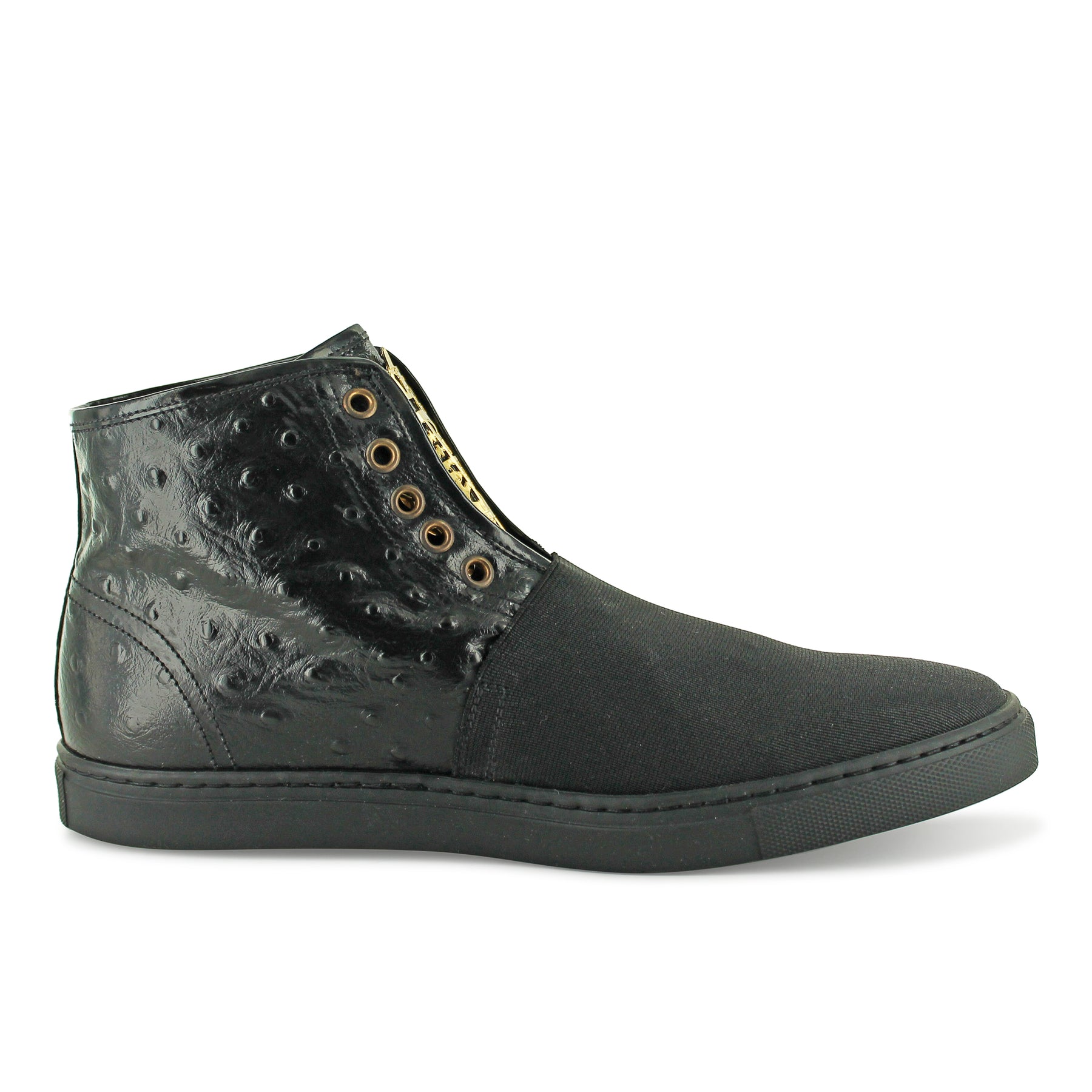 Item Man - Black Ostrich Print