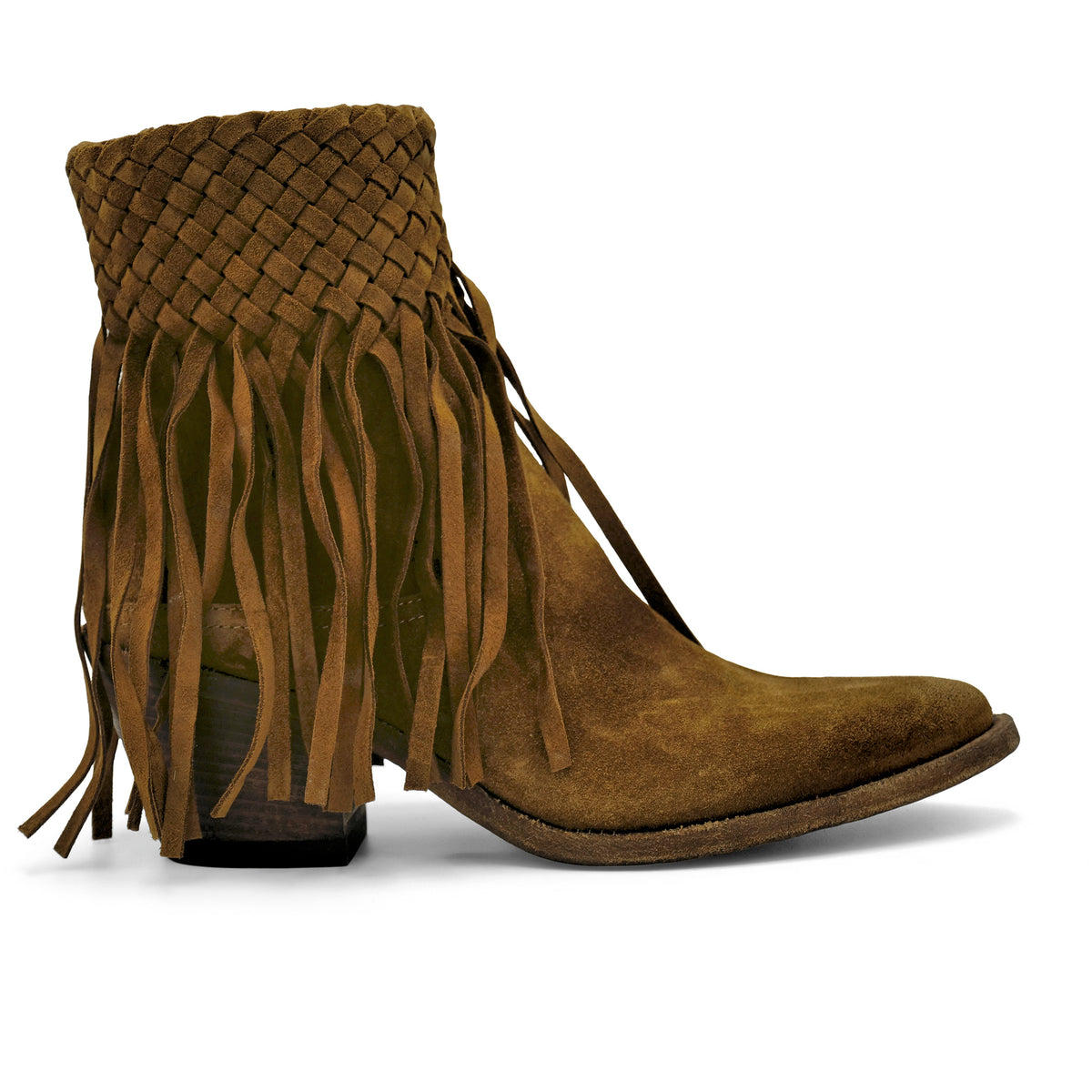 3905 - Tan Tassel Ankle