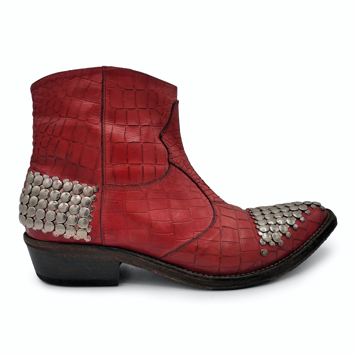 RONNIEC - Red Studded Western