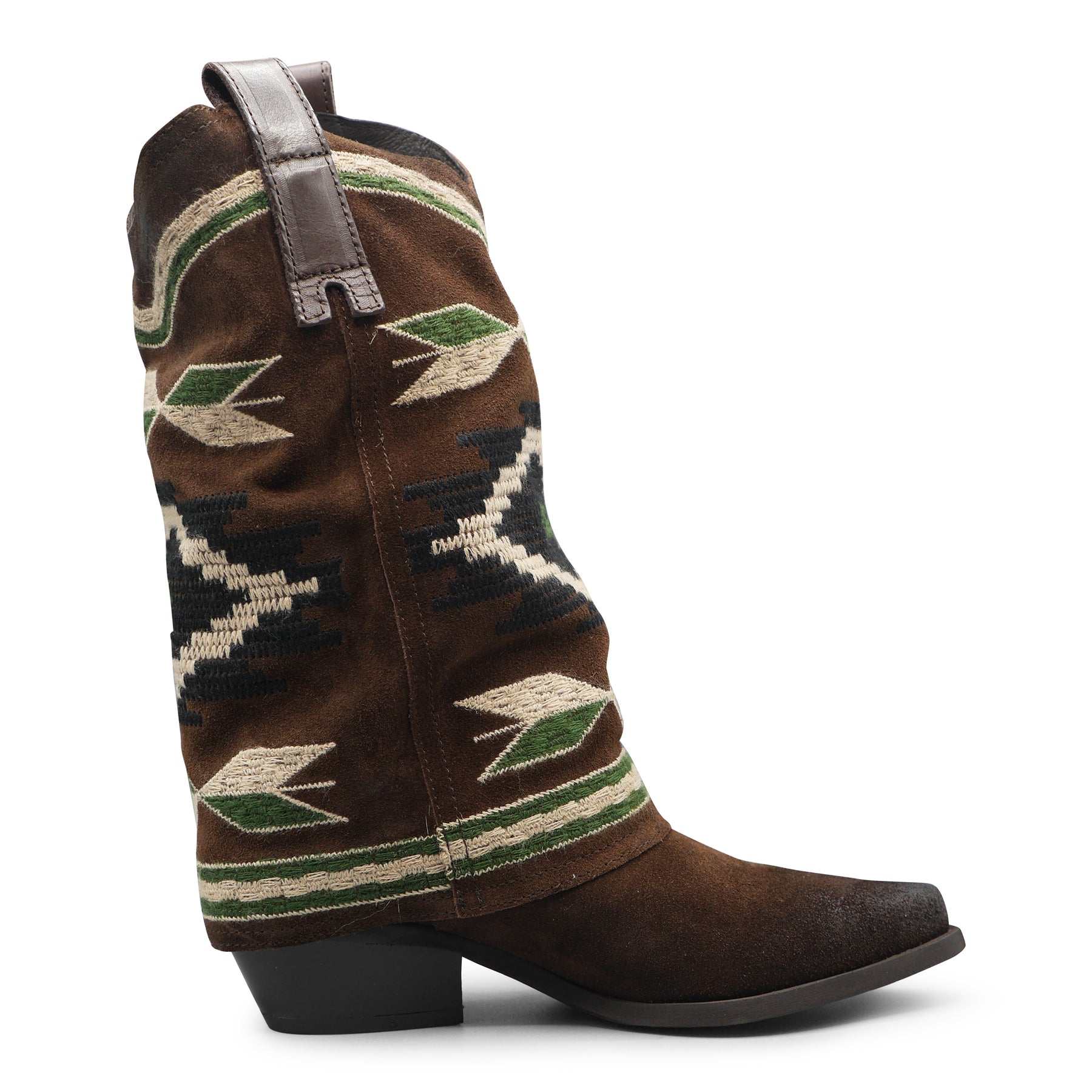 IZEL - Brown/Green Aztec Boot