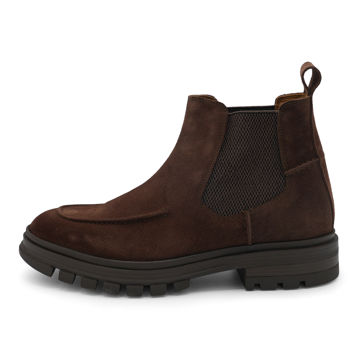 6658 - Brown Suede Chelsea Boot