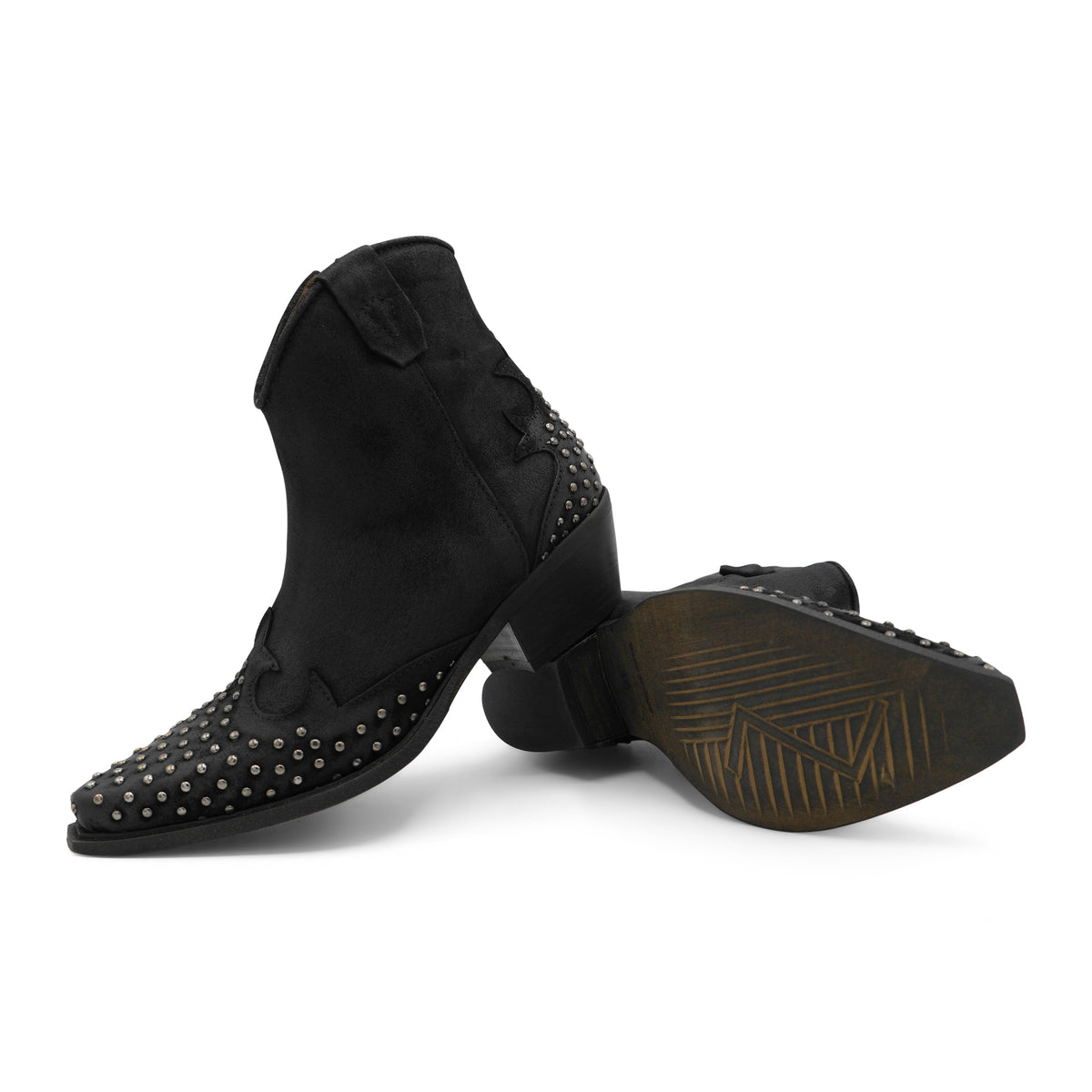 Dakota13 - Black Suede