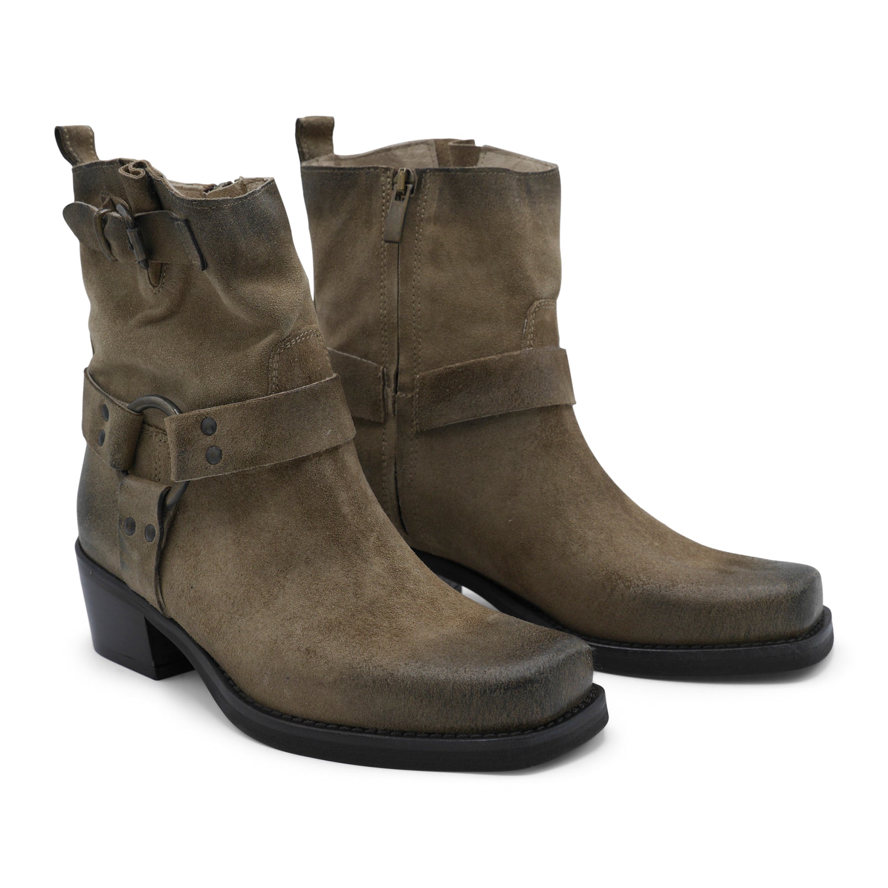 PX826 - Beige Ankle Biker