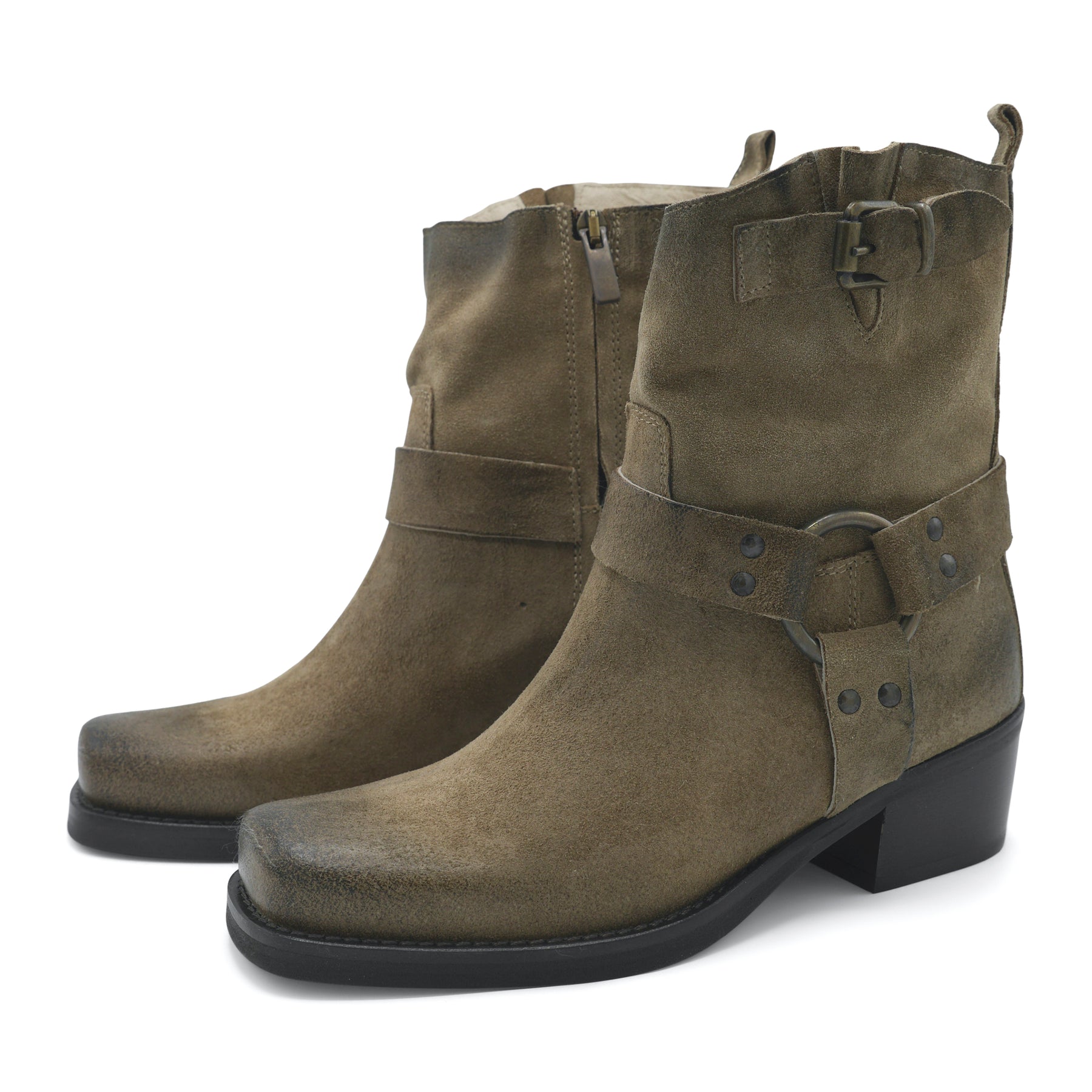 PX826 - Beige Ankle Biker