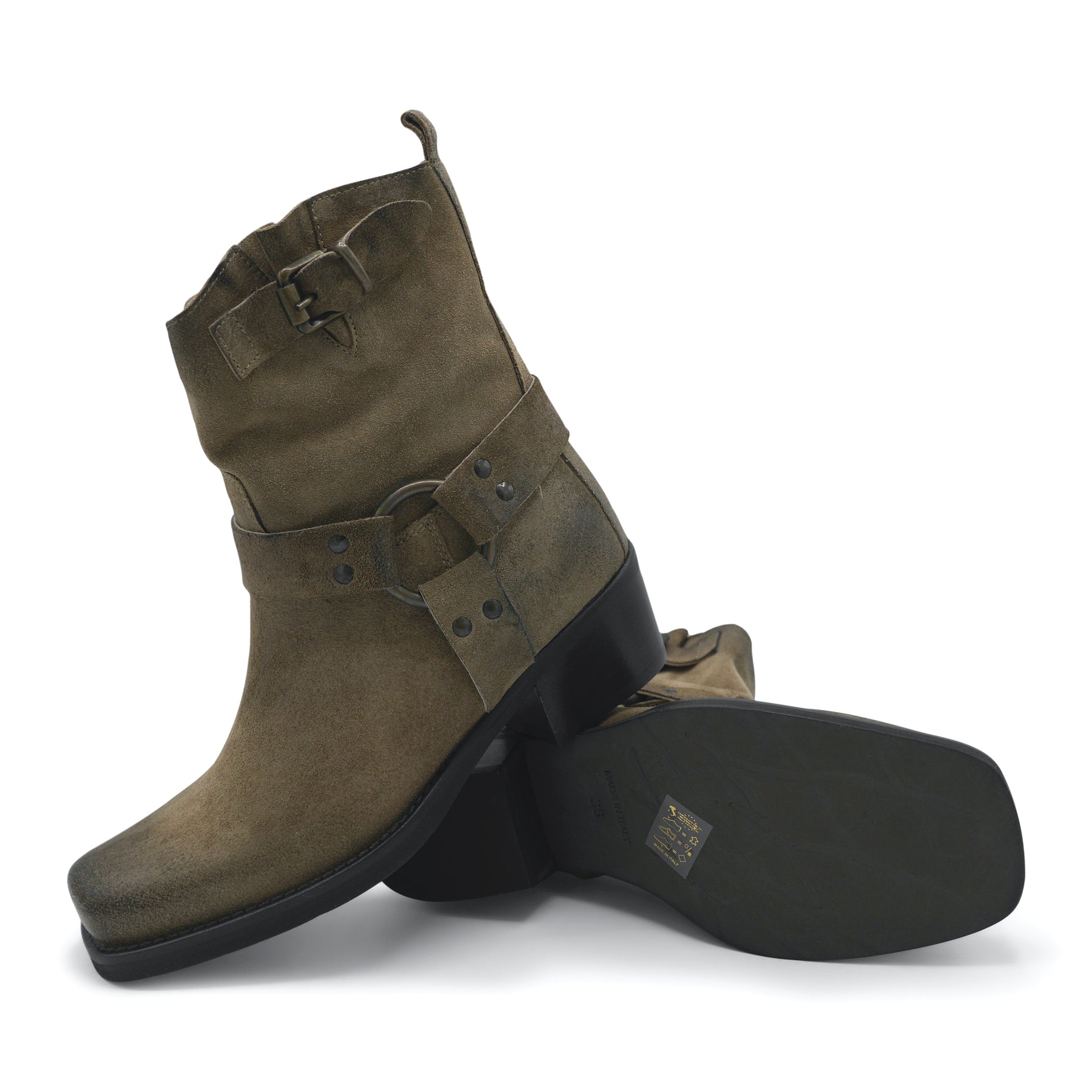 PX826 - Beige Ankle Biker