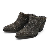 CAYO20 - Brown Hessian Studded Sandal