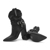 M2726M5- Perforated Western Elegant Ankle
