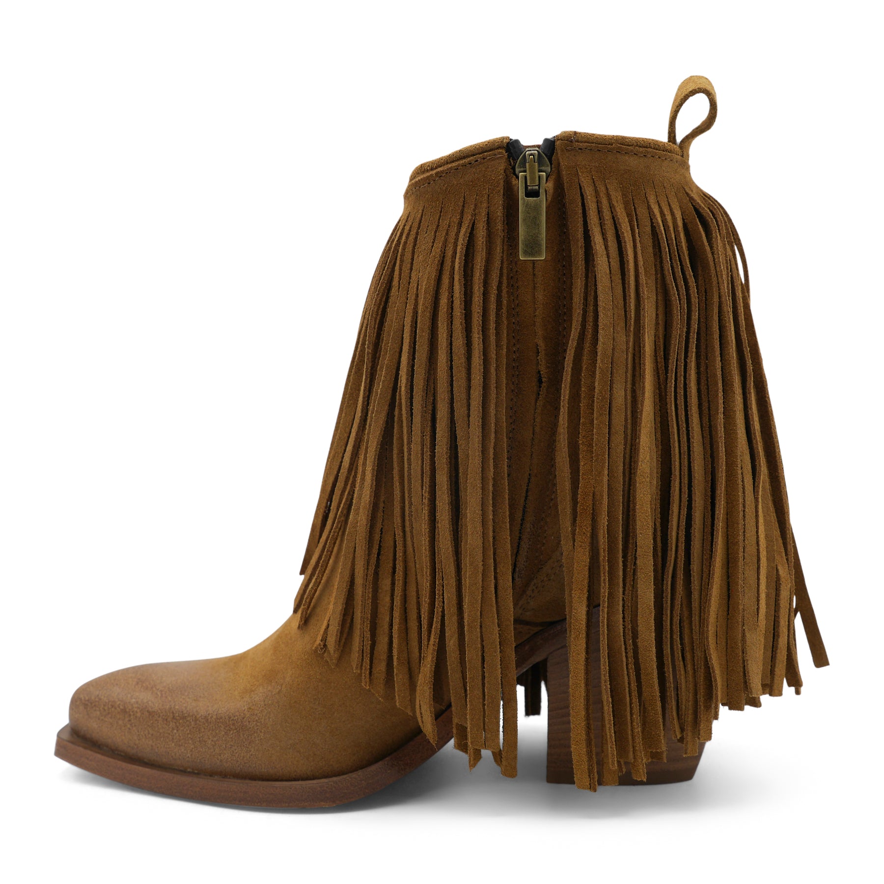 XD2125 - Tan Tassel Ankle