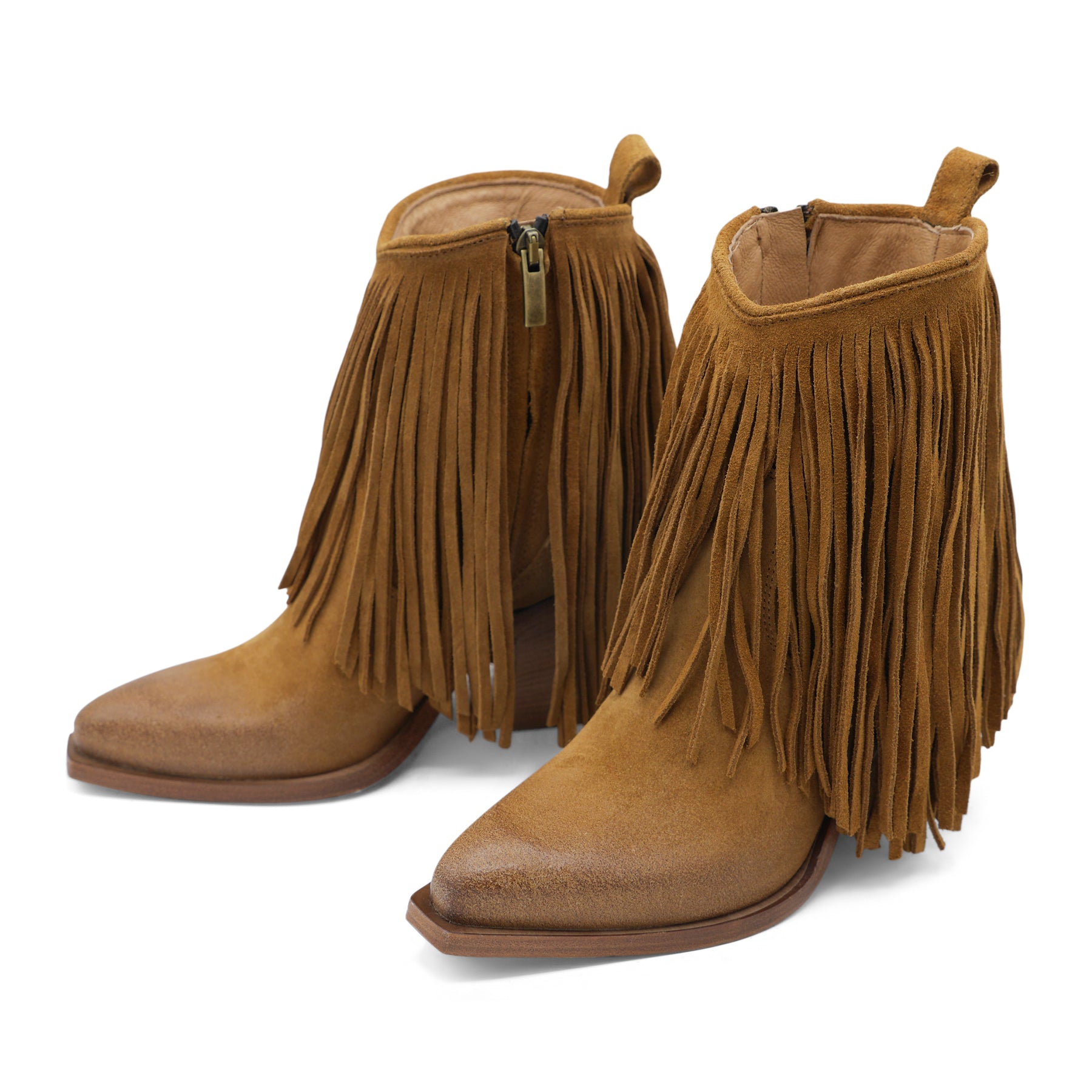 XD2125 - Tan Tassel Ankle