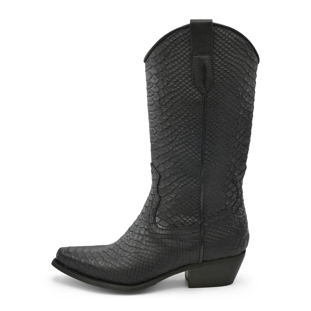 DAKOTA11 - Charcoal Black Python