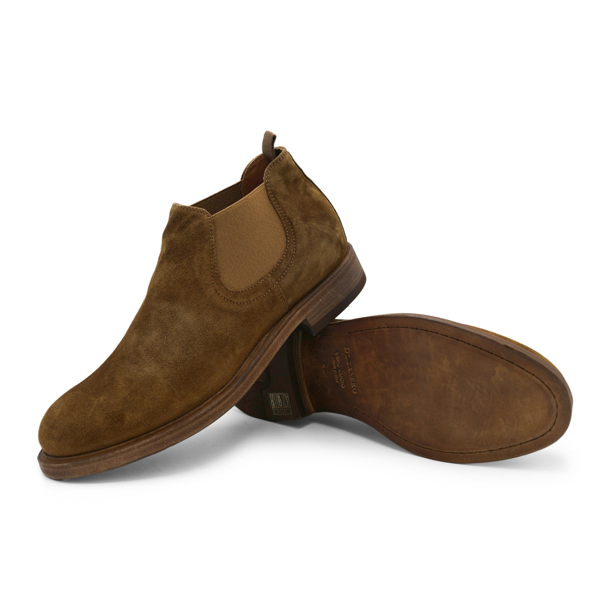 2810 - Tan Suede Chelsea Boot