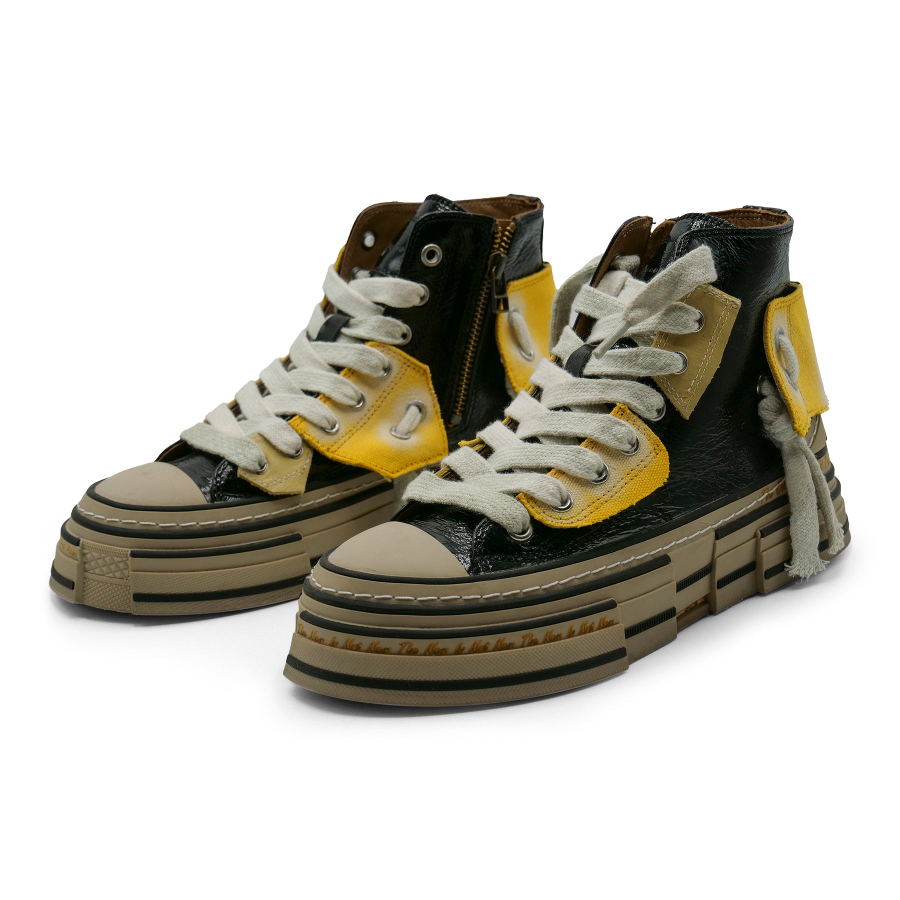 ZT22 - Black Naplack/ Canvas Yellow