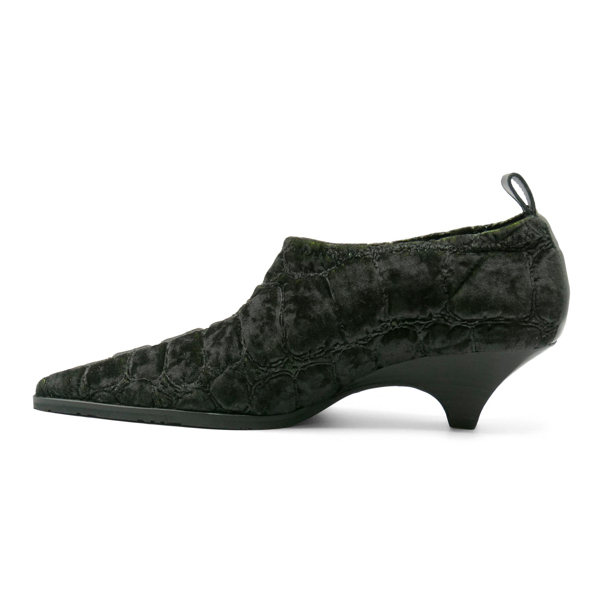 Gavial8249 - Black/ Green Exotic Lycra
