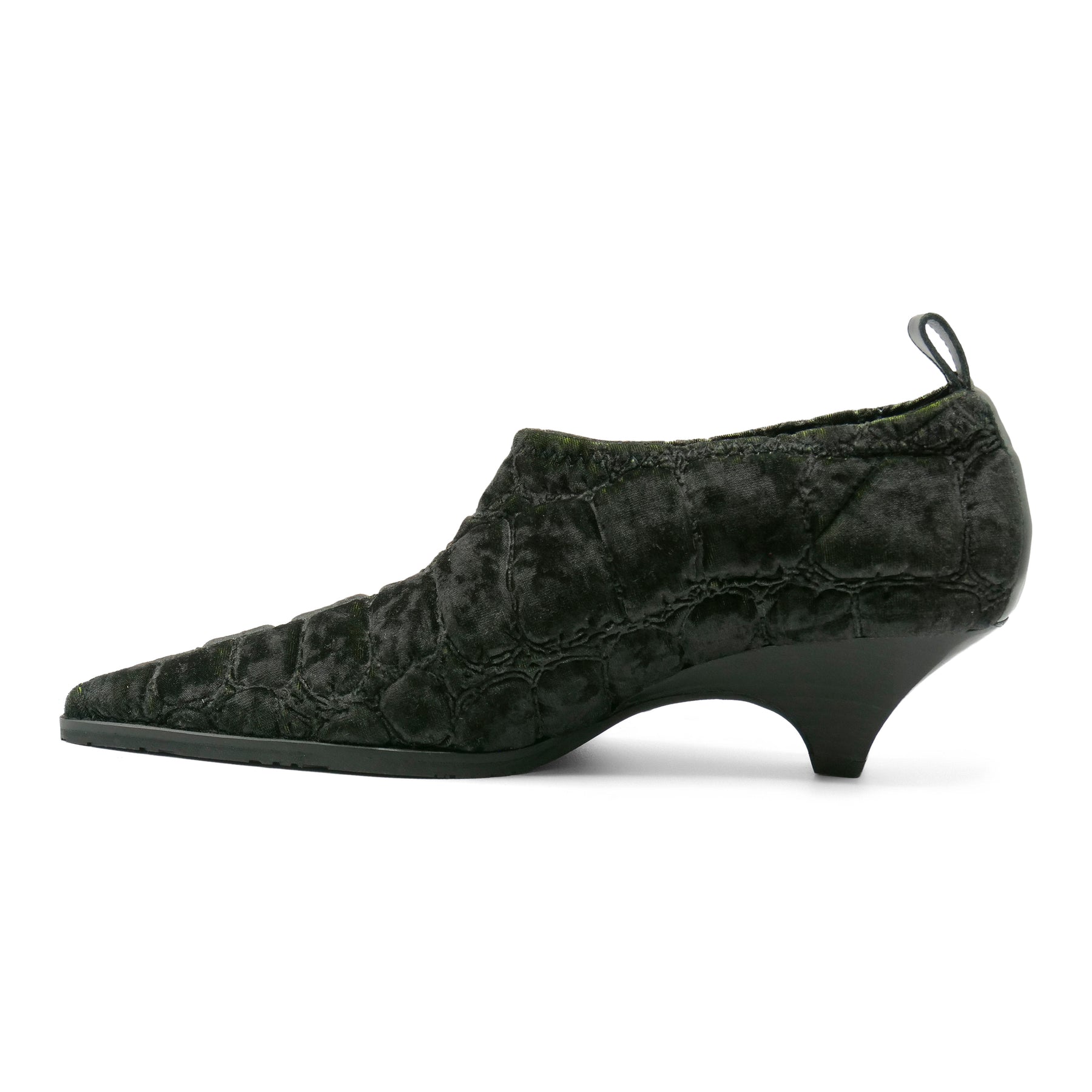 Gavial8249 - Black/ Green Exotic Lycra