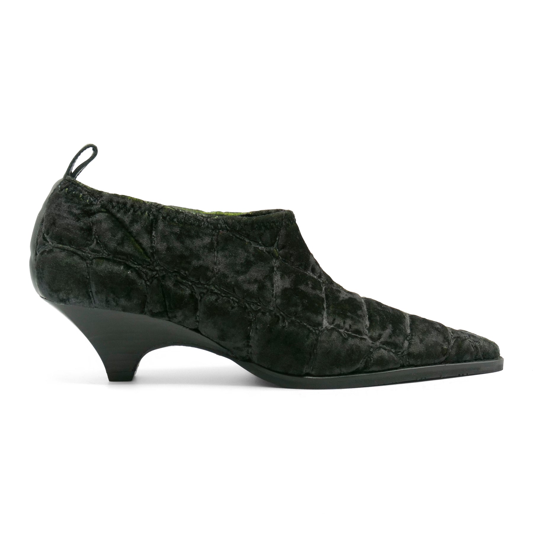 Gavial8249 - Black/ Green Exotic Lycra