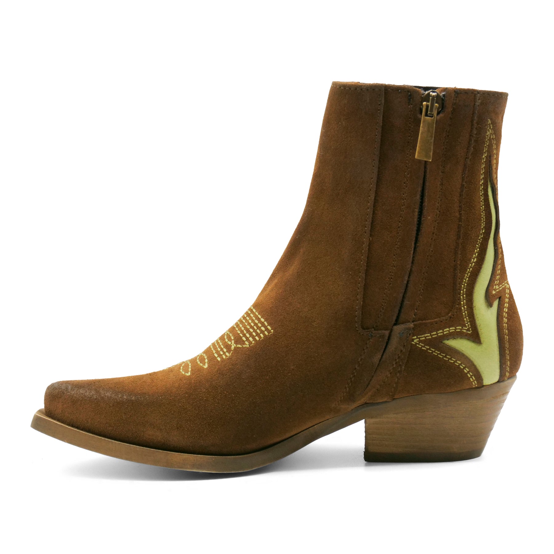 ZOELIE01 -Hazelnut / Chocolate Brown Ankle