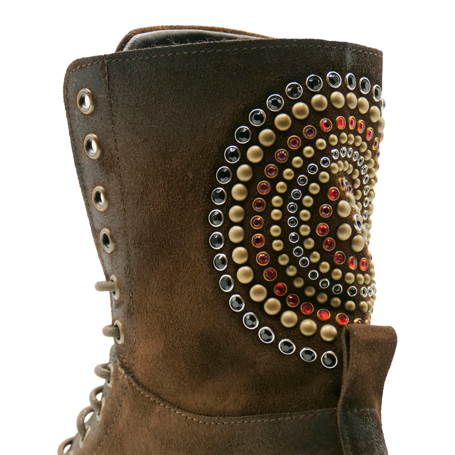 MA1014 - Laced Orbit Brown Suede