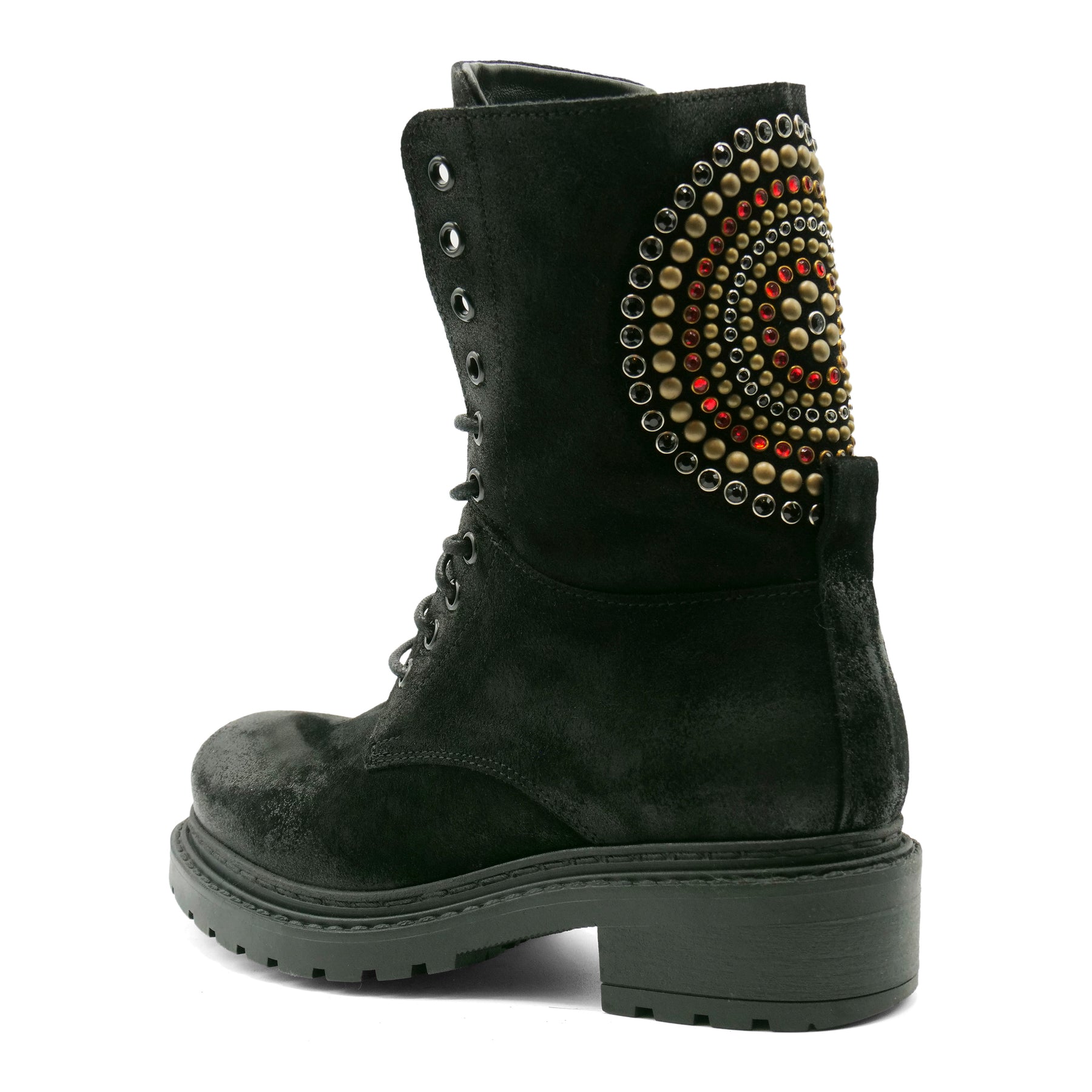 MA1014 - Laced Orbit Black Suede