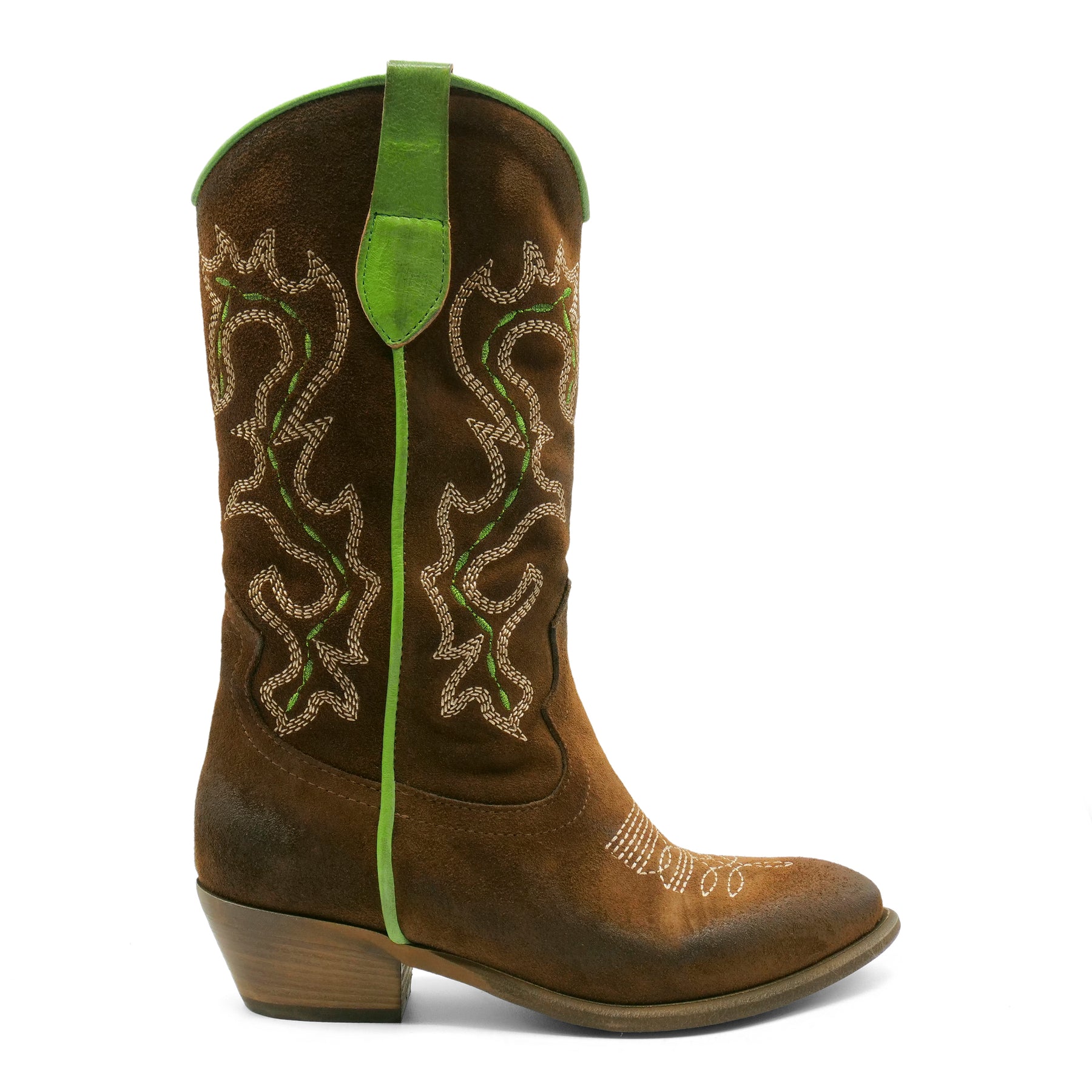 CEFAL -Brown & Lime Green