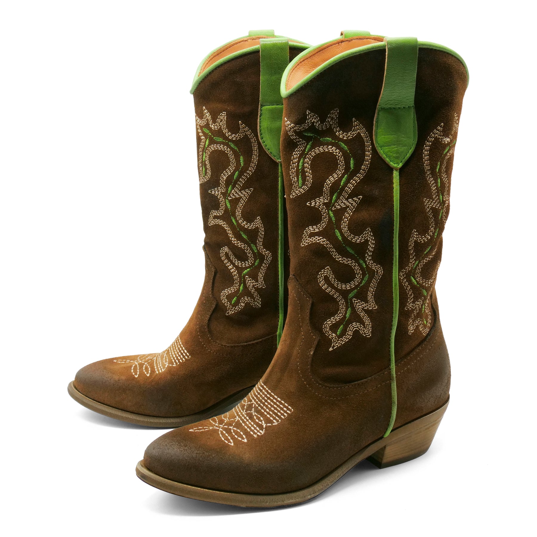 CEFAL -Brown & Lime Green