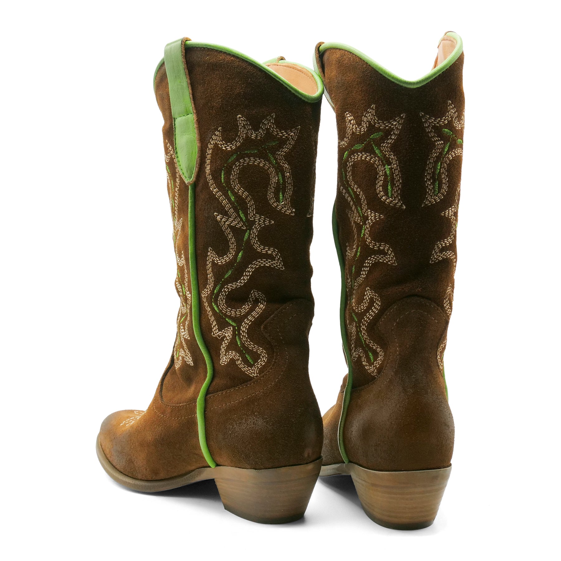CEFAL -Brown & Lime Green
