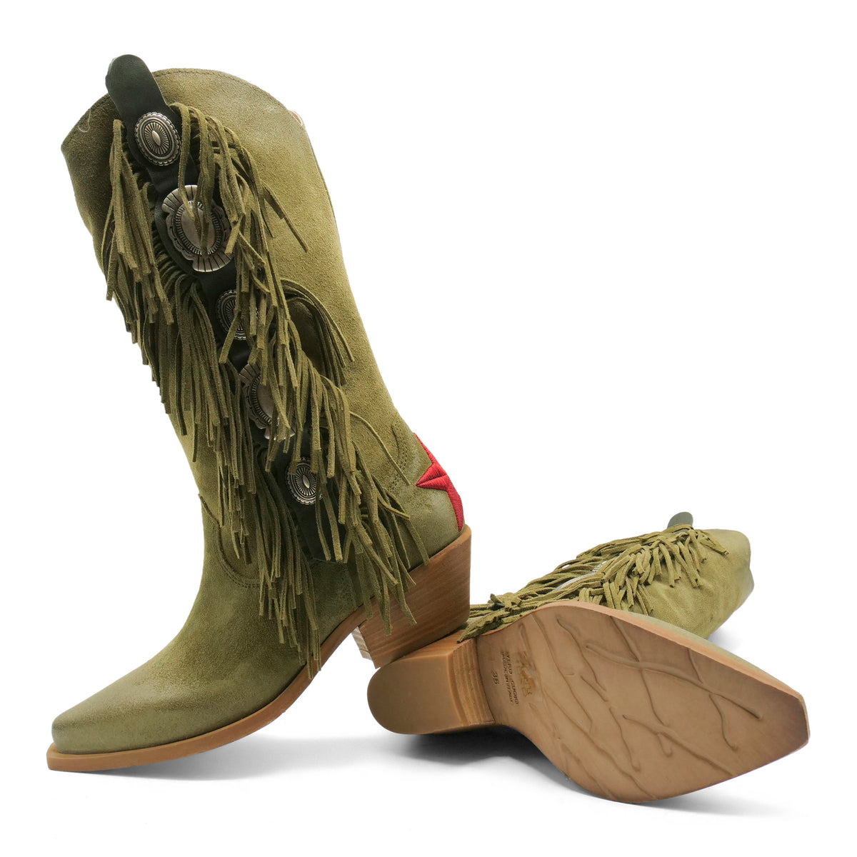 DX2474 - Bambu Green / Red Star