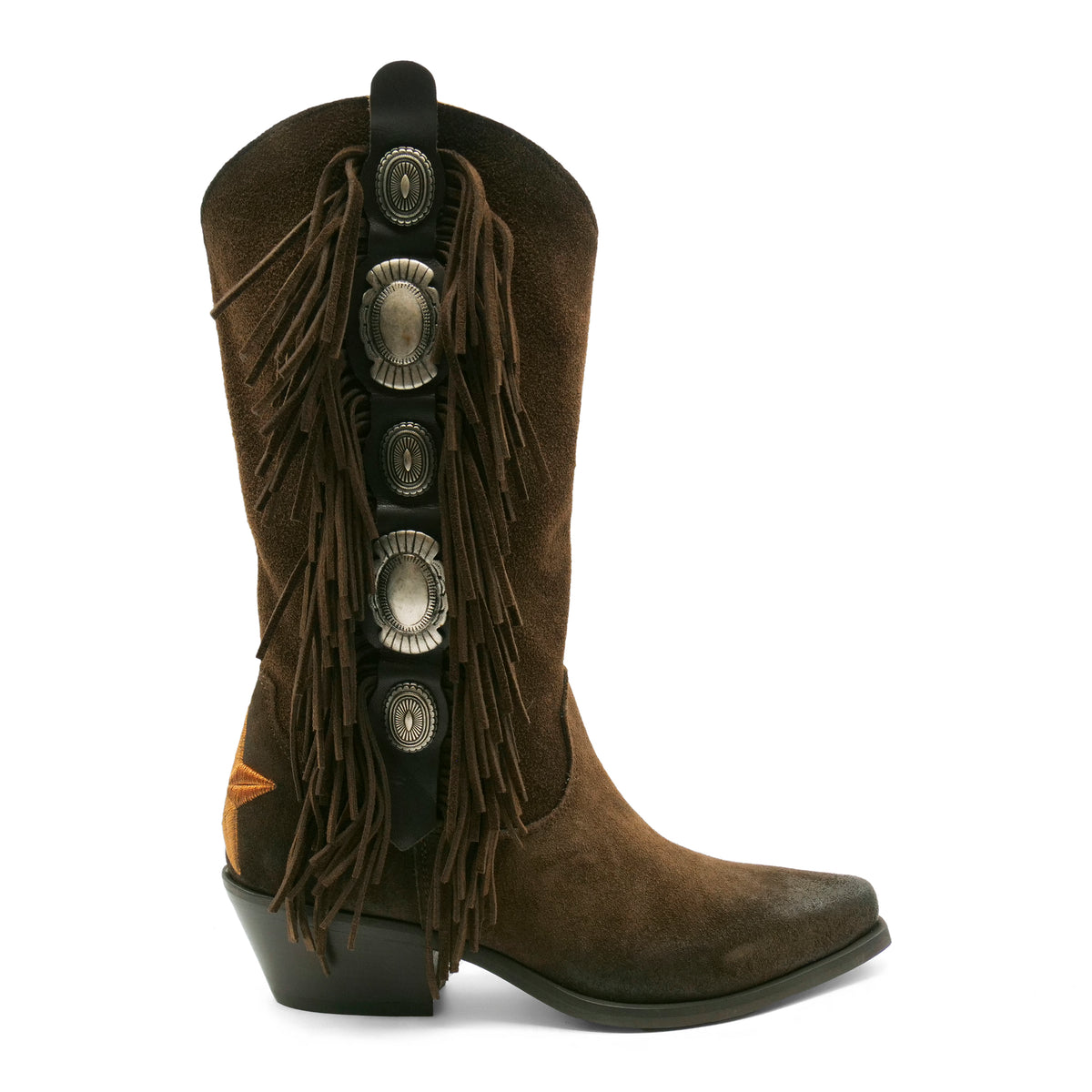DX2474 -Chocolate Brown / Orange Star