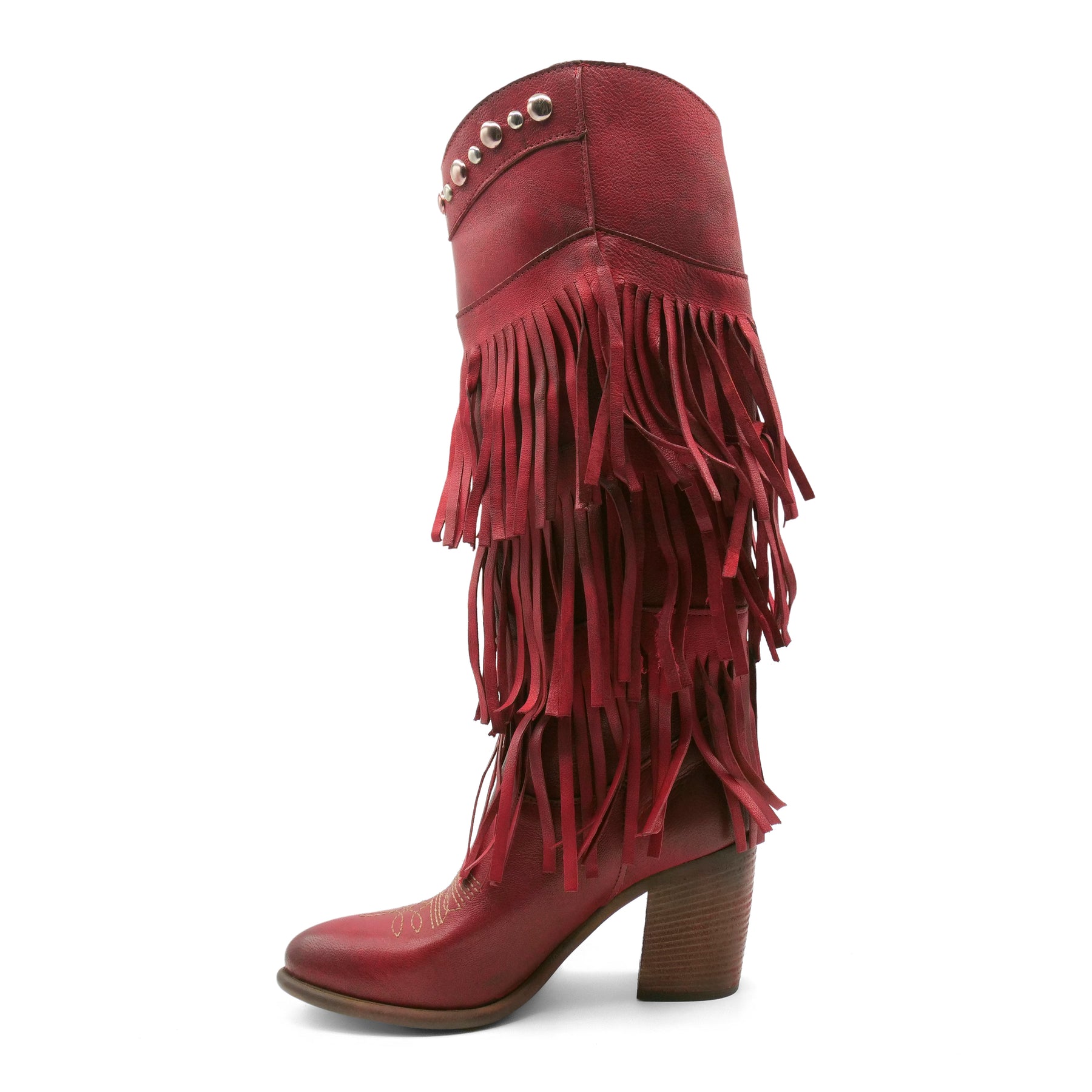 FLOR12 -Red Layered Fringe