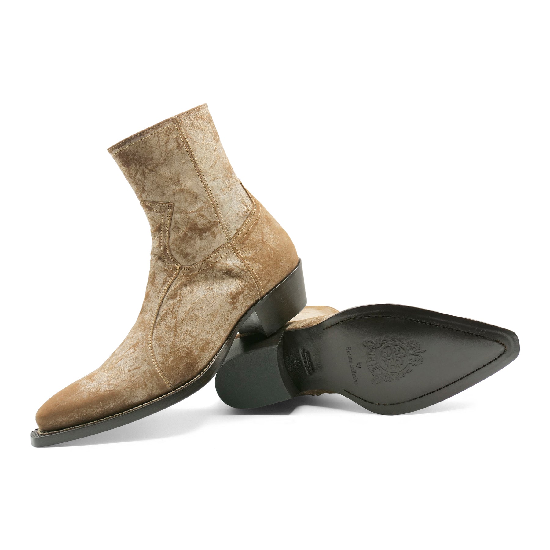 1003 - TM Nubuck Ankle Western