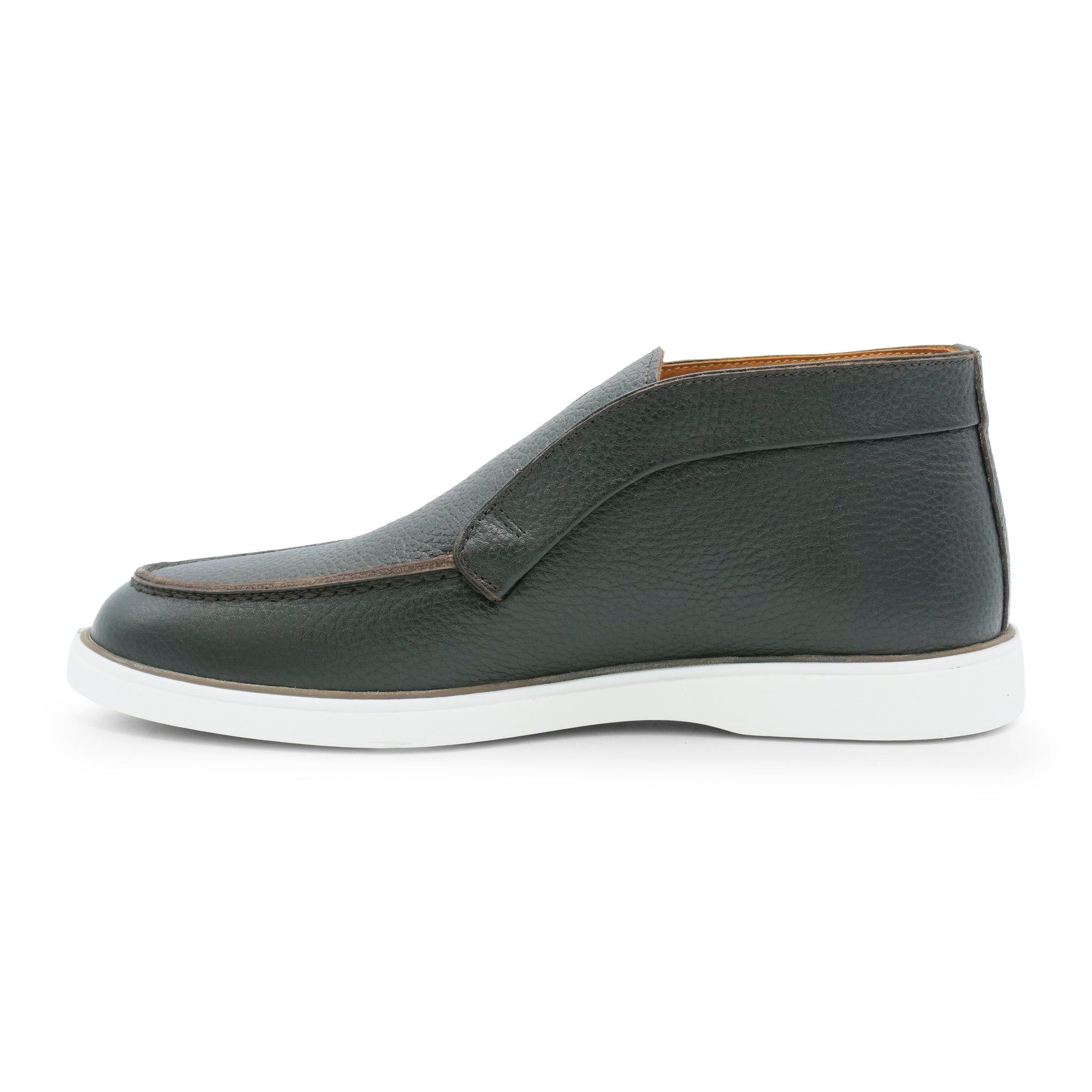6060 - Brown Leather Ankle Loafers