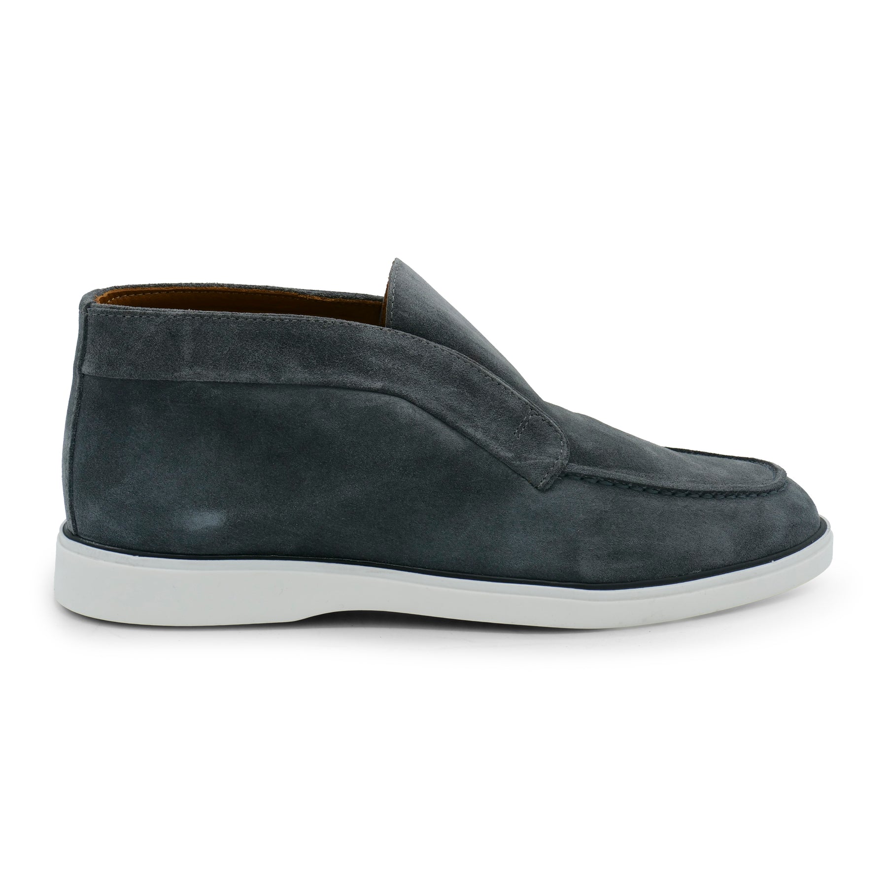 6060 - Graphite Suede Ankle Loafers