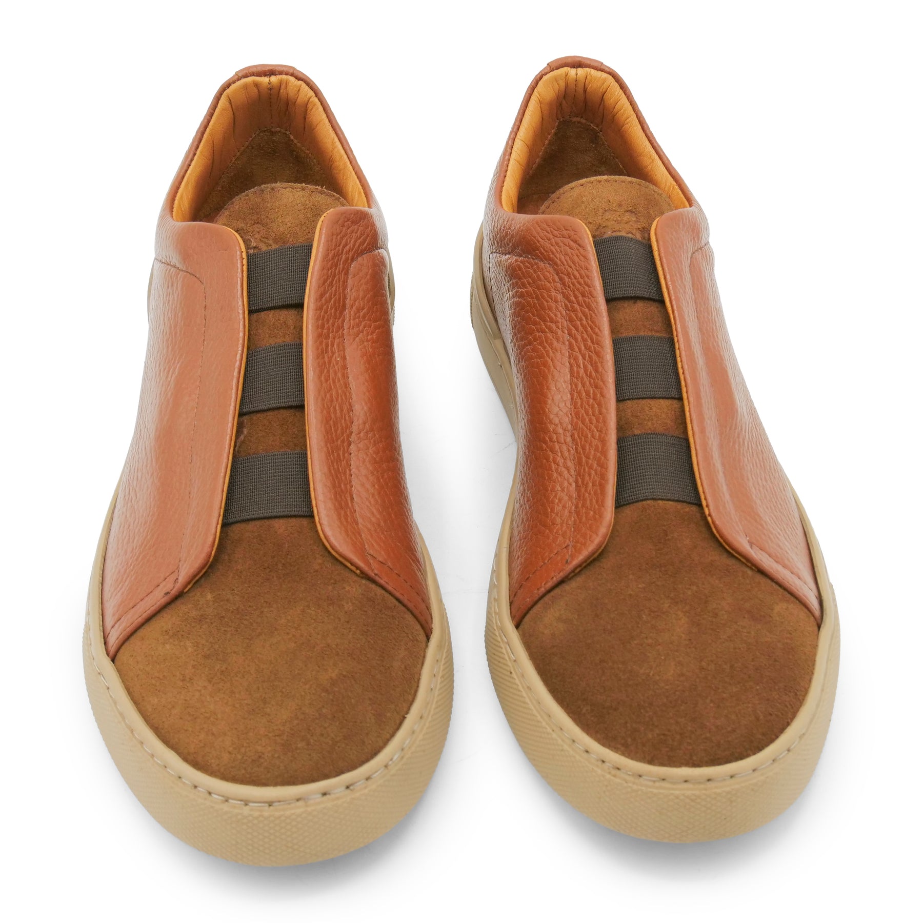 6948 - Rusty Brown Leather COMBI Slip On