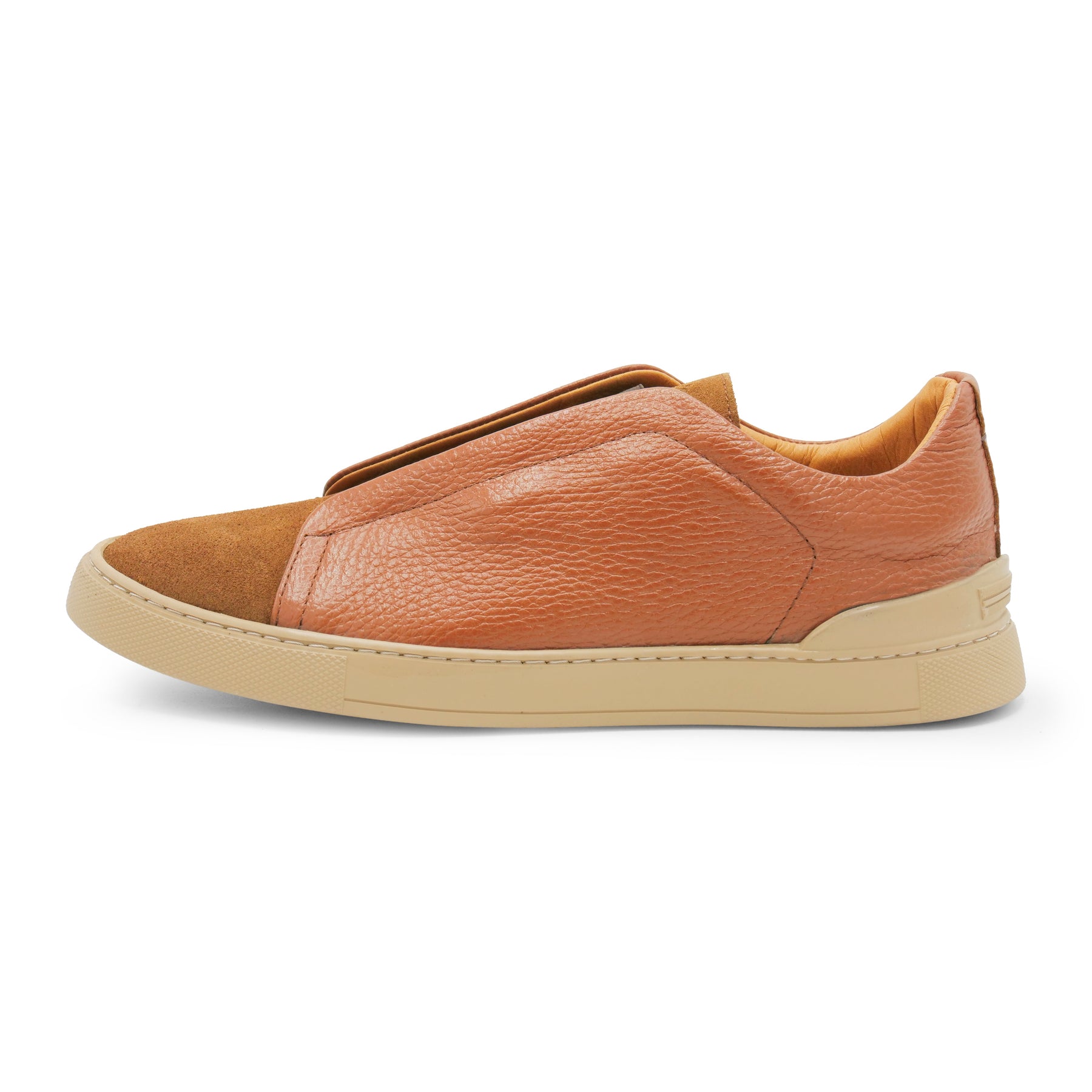 6948 - Rusty Brown Leather COMBI Slip On