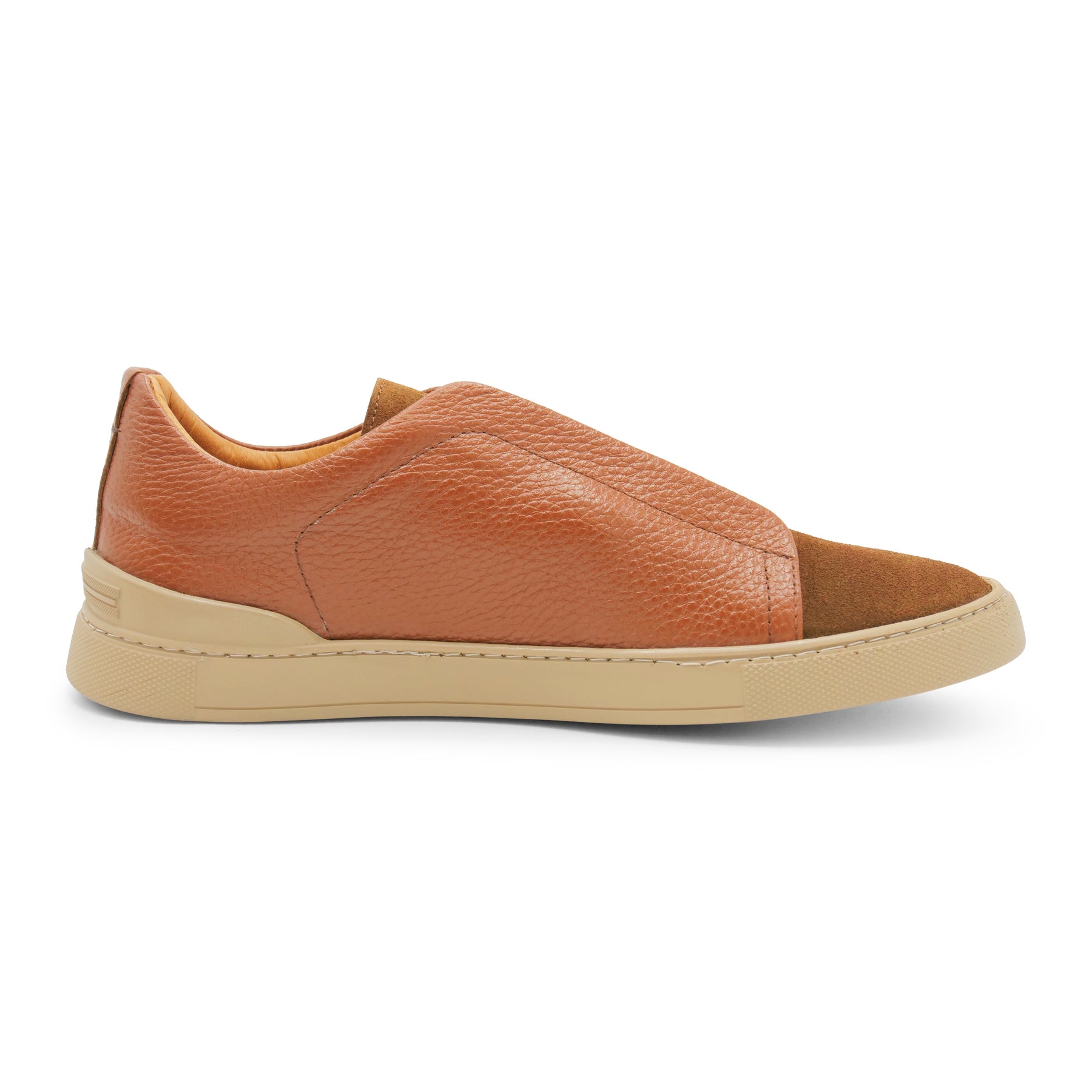 6948 - Rusty Brown Leather COMBI Slip On