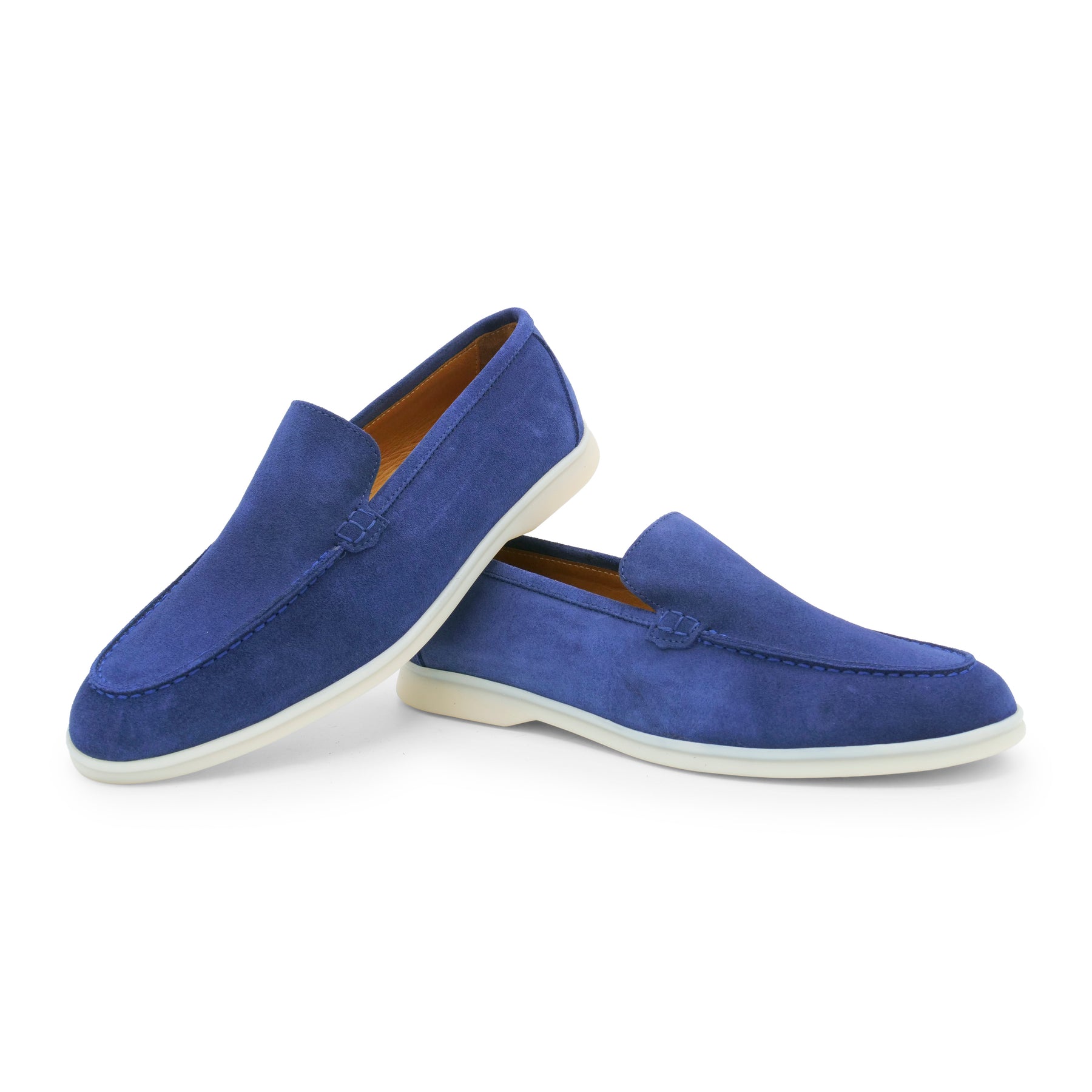 3564 - Blue Jean Suede Loafer