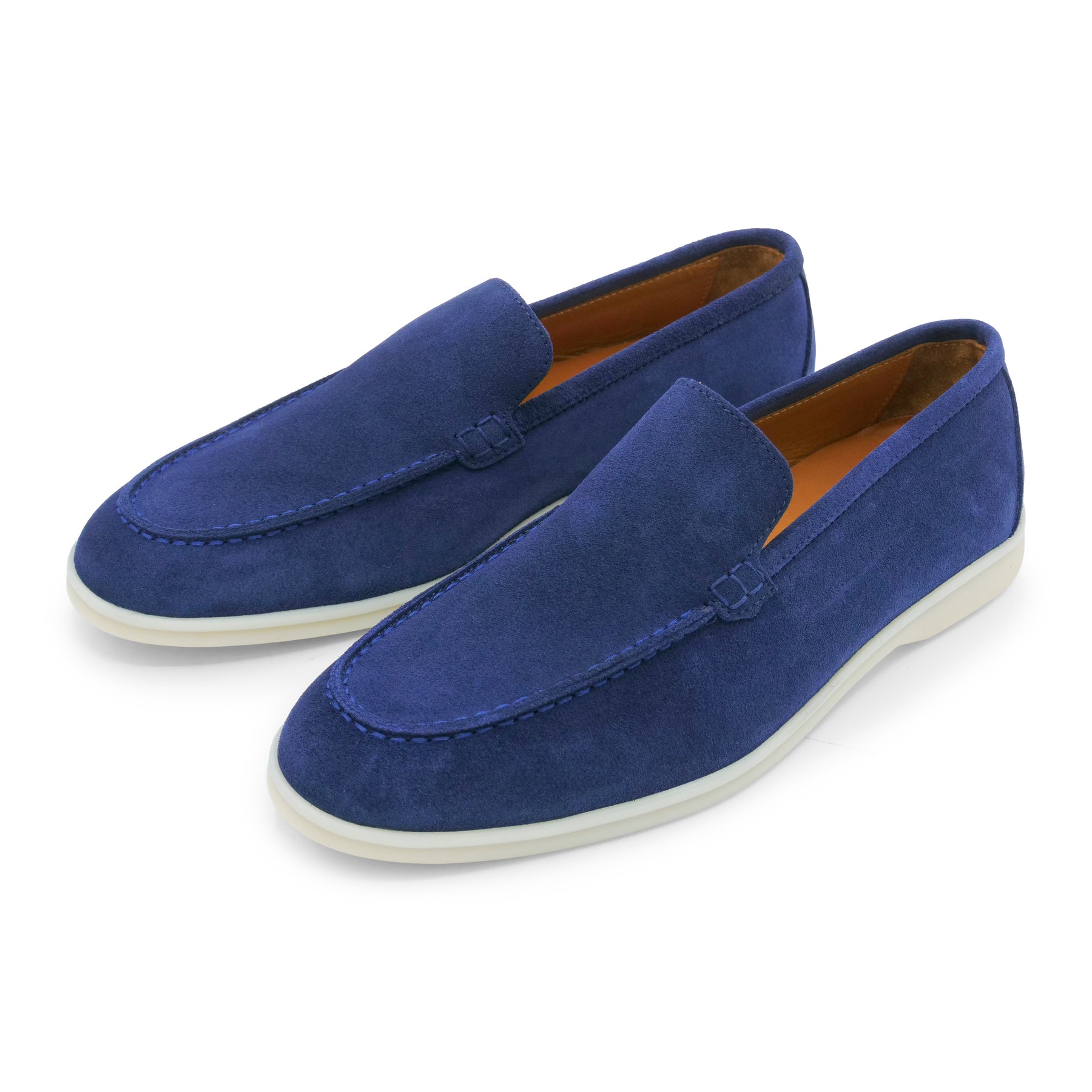 3564 - Blue Jean Suede Loafer