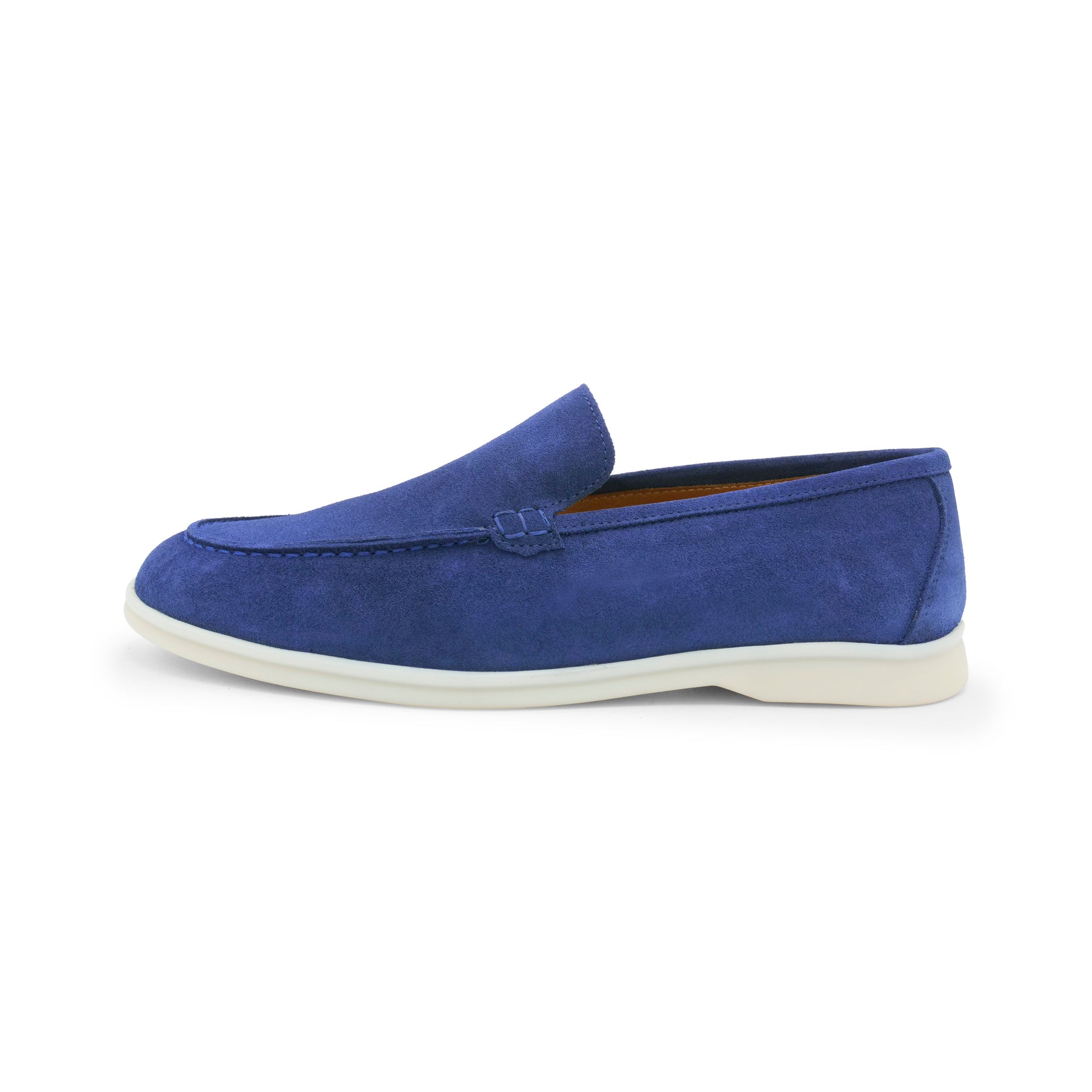 3564 - Blue Jean Suede Loafer